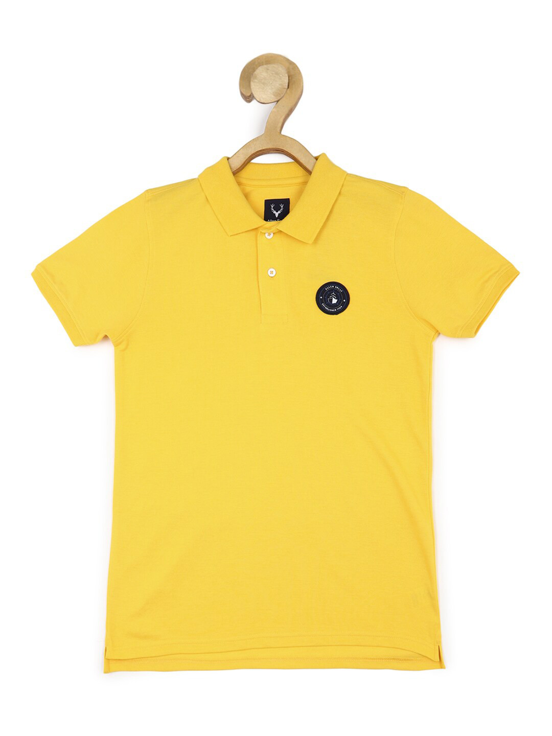 

Allen Solly Junior Boys Polo Collar Applique T-shirt, Yellow