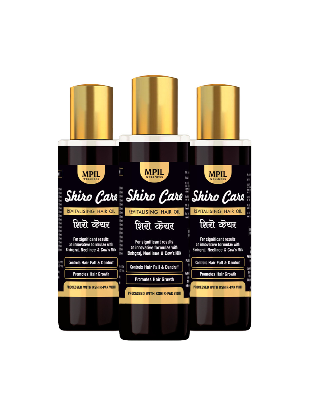 

MPIL WELLNESS Shirocare Hair Oil - 300 ml, Black