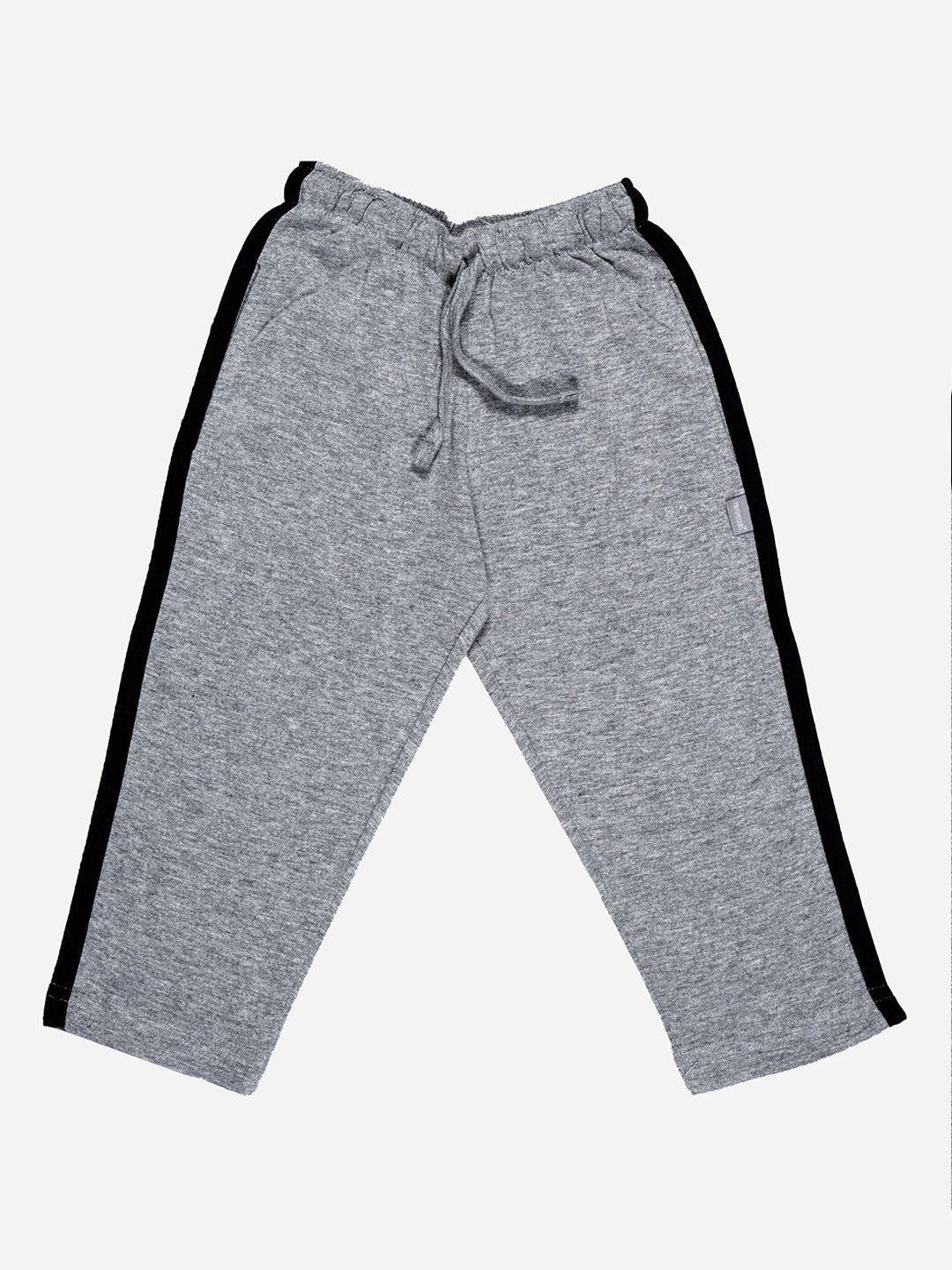 

Bodycare Boys Striped Cotton Track Pants, Grey melange
