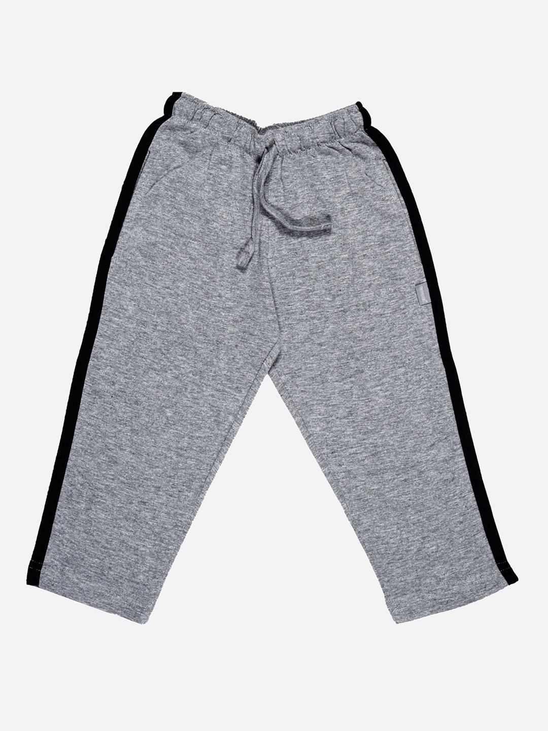 

Bodycare Boys Striped Cotton Track Pants, Grey melange