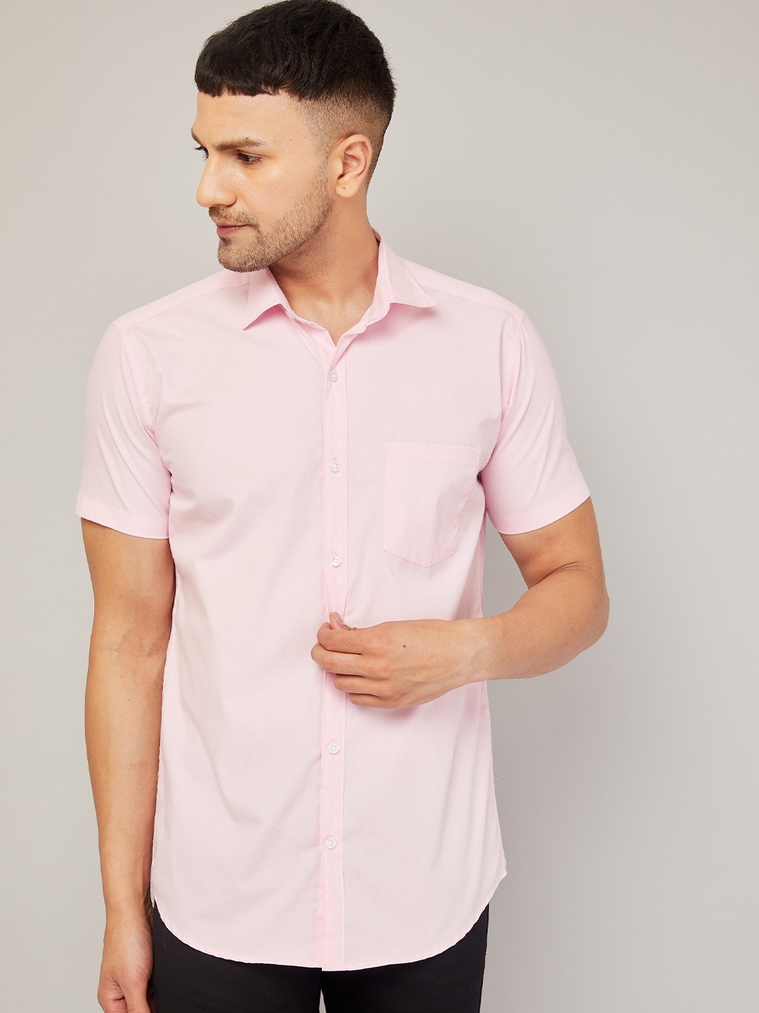 

LOUIS MONARCH Comfort Slim Fit Cotton Casual Shirt, Pink