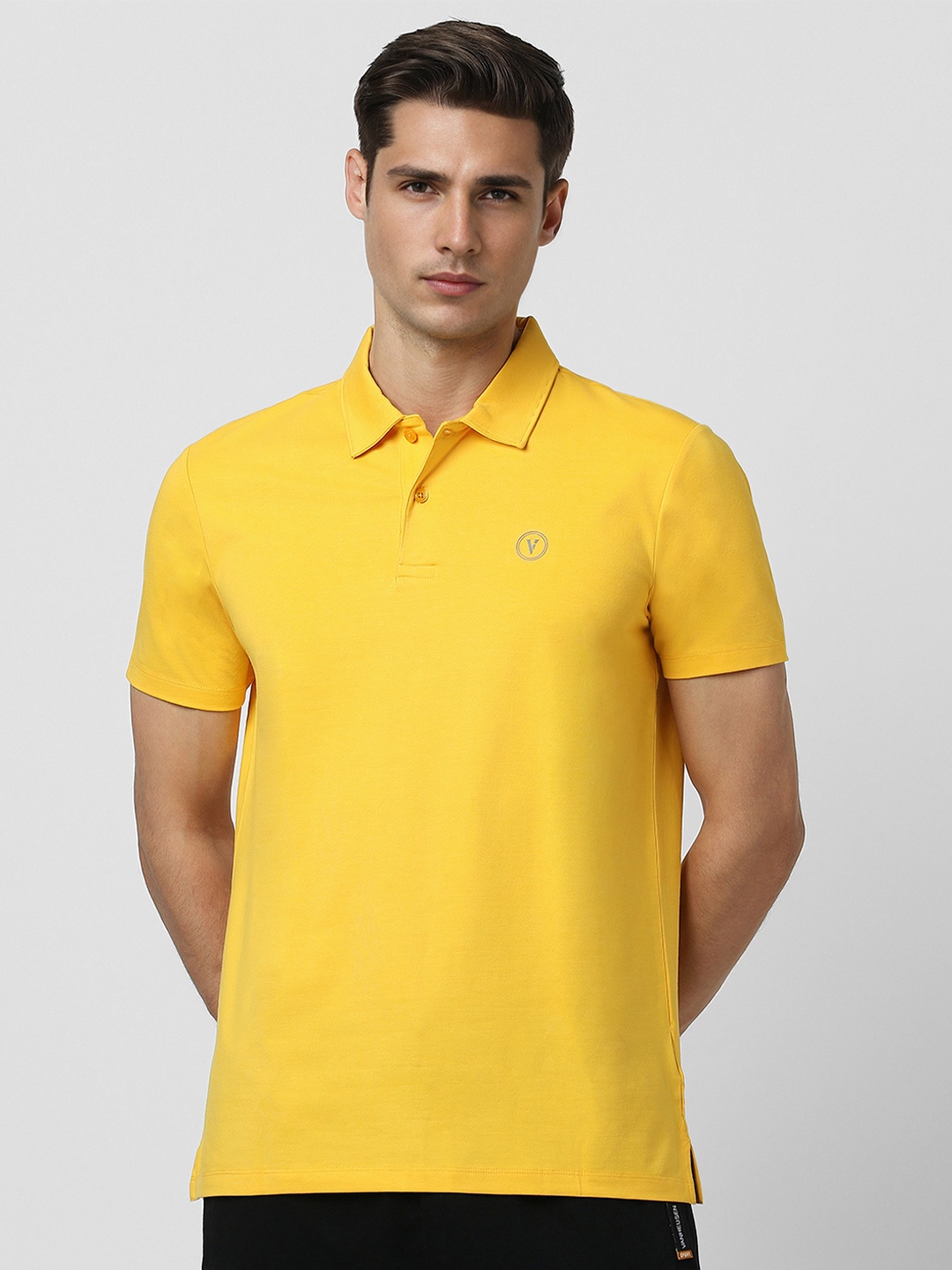 

Van Heusen Flex Polo Collar Short Sleeves T-shirt, Yellow