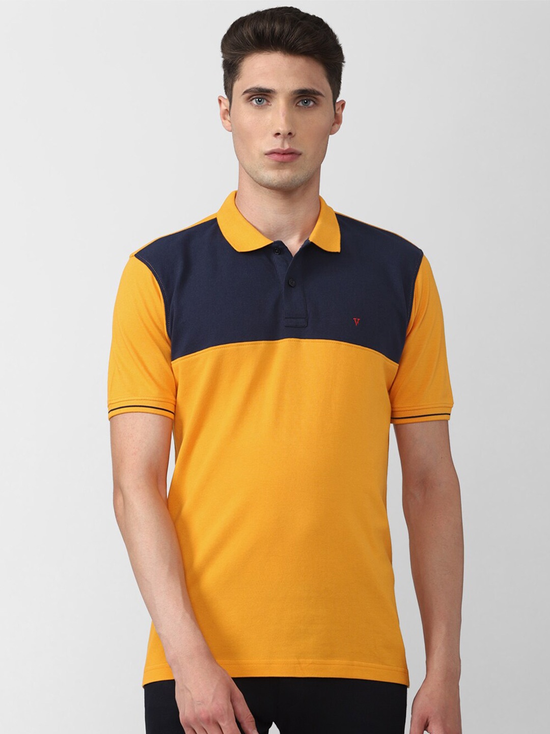 

Van Heusen Sport Colourblocked Polo CollarT-shirt, Yellow