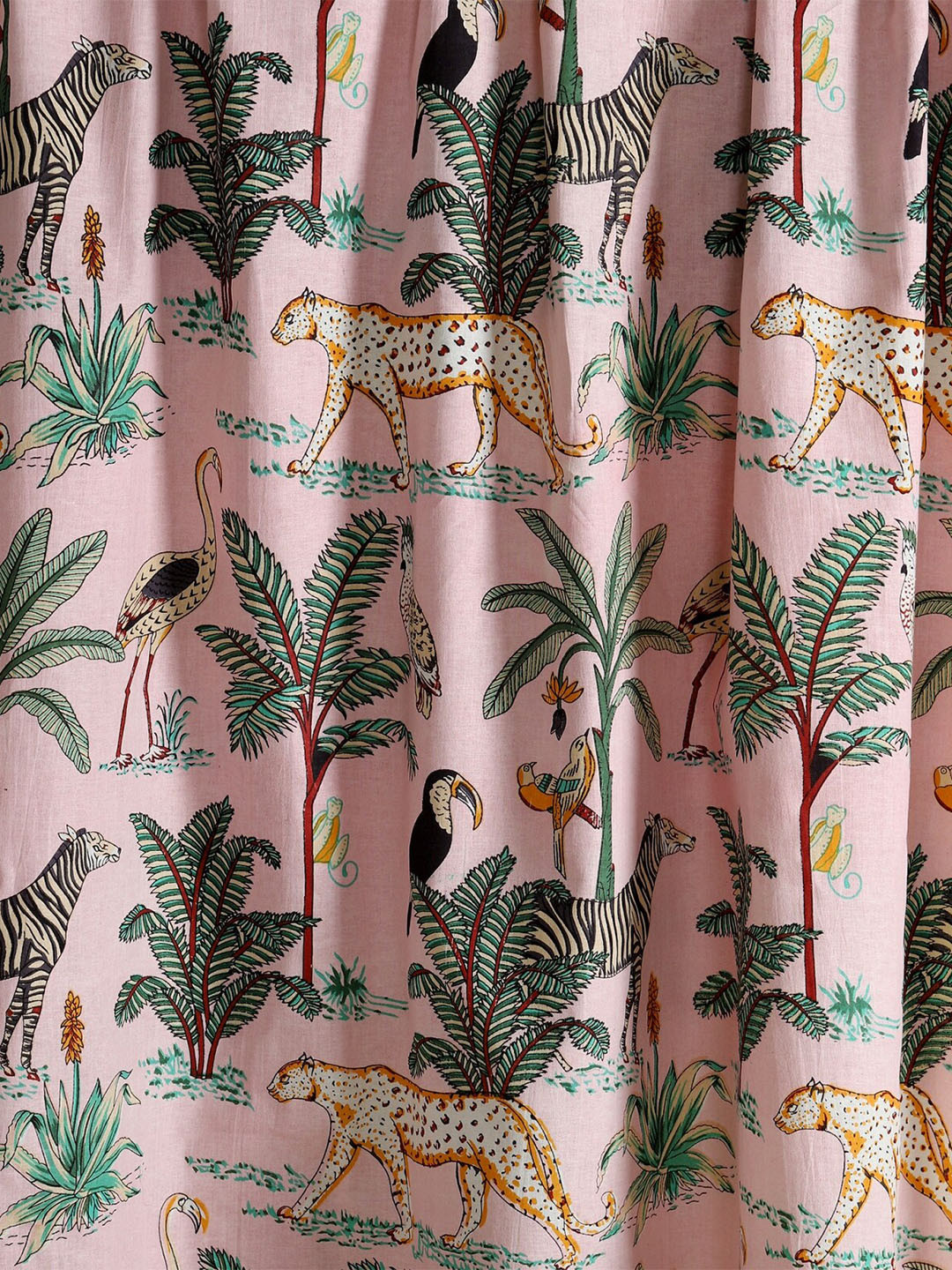 

HANDICRAFT PALACE Women Printed Pure Cotton Unstitched Shirt Fabric, Pink