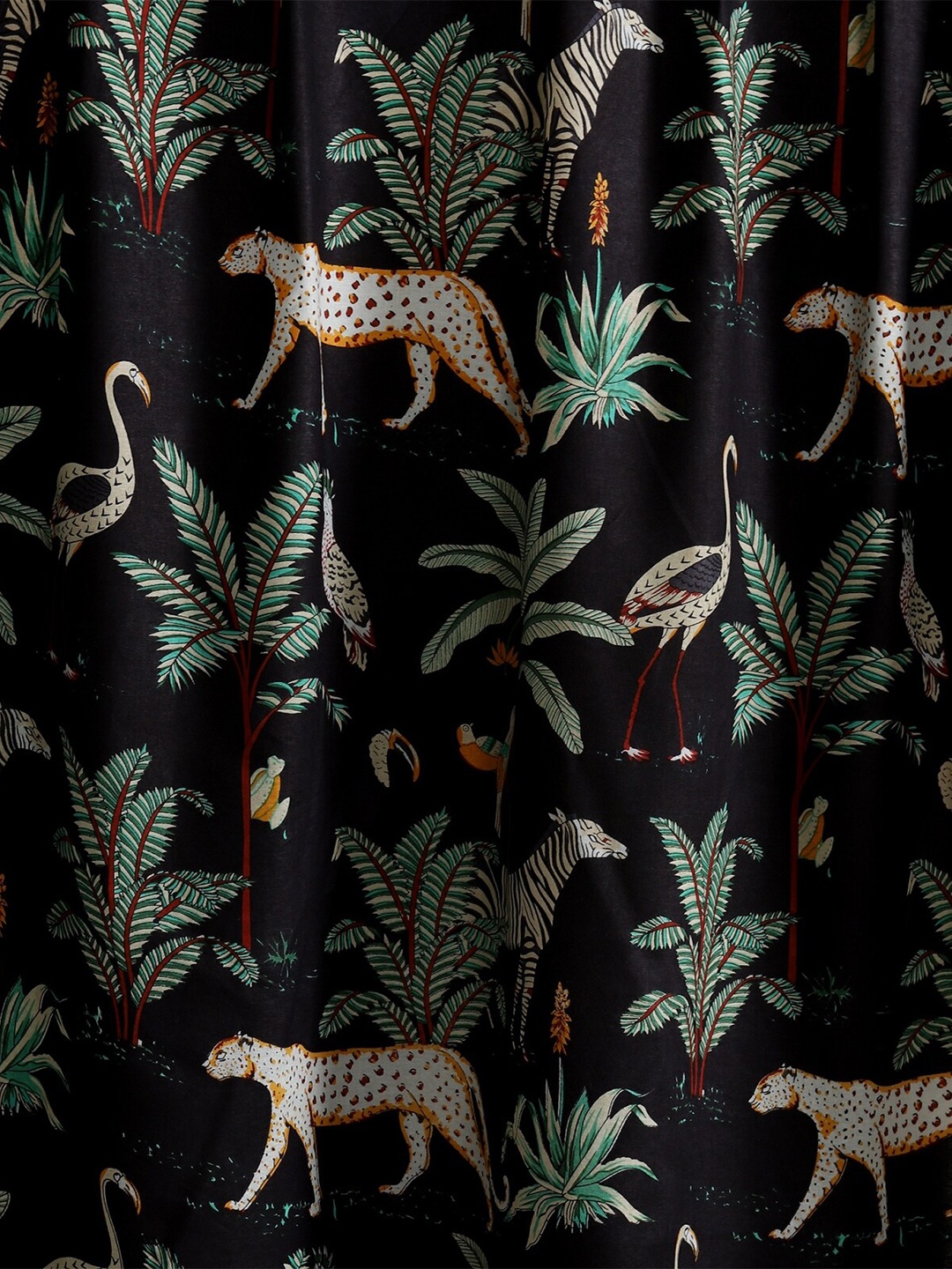 

HANDICRAFT PALACE Women Printed Pure Cotton Unstitched Shirt Fabric, Black
