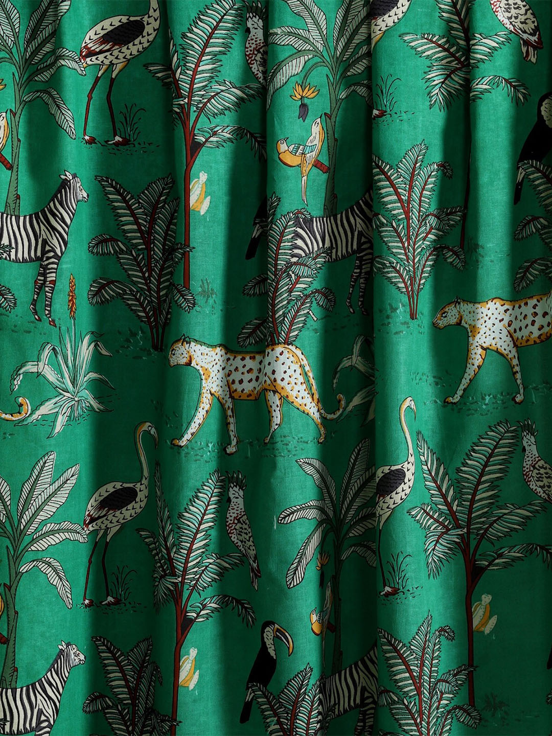 

HANDICRAFT PALACE Women Printed Pure Cotton Unstitched Shirt Fabric, Green