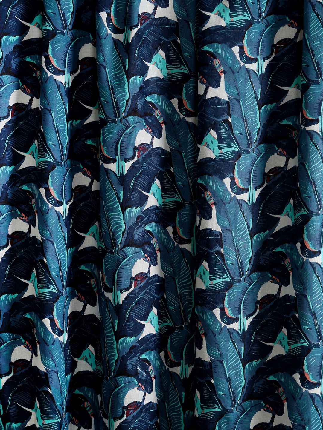 

HANDICRAFT PALACE Women Printed Pure Cotton Unstitched Shirt Fabric, Navy blue
