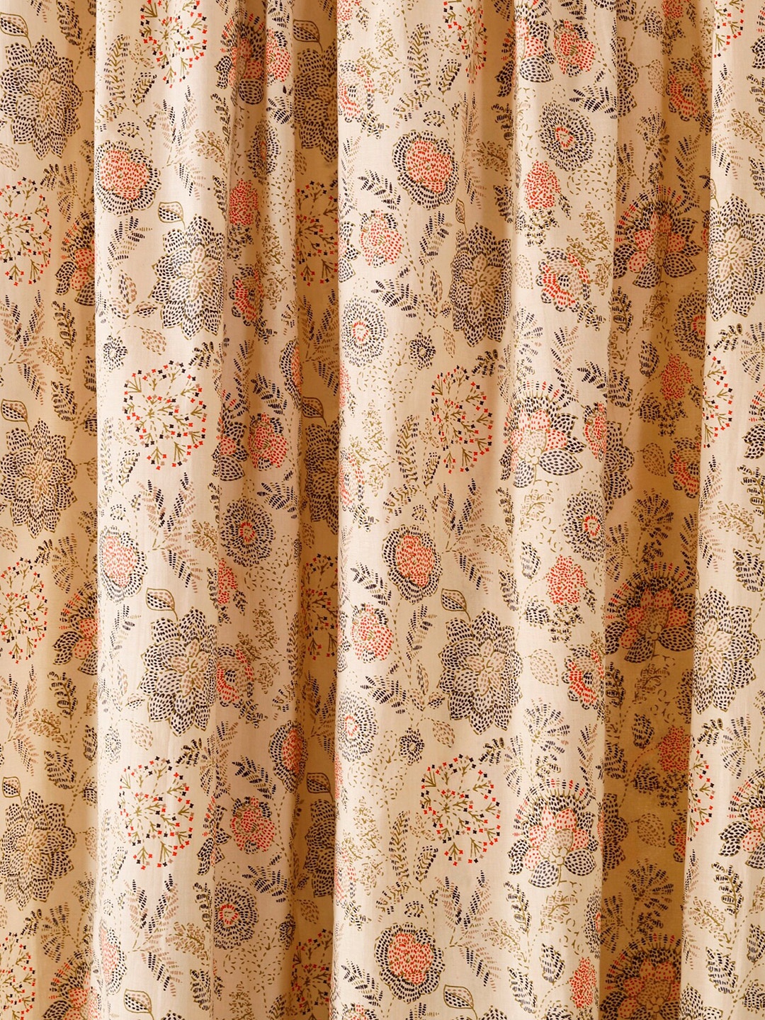 

HANDICRAFT PALACE Women Printed Cotton Shirt Clothing Fabric, Beige