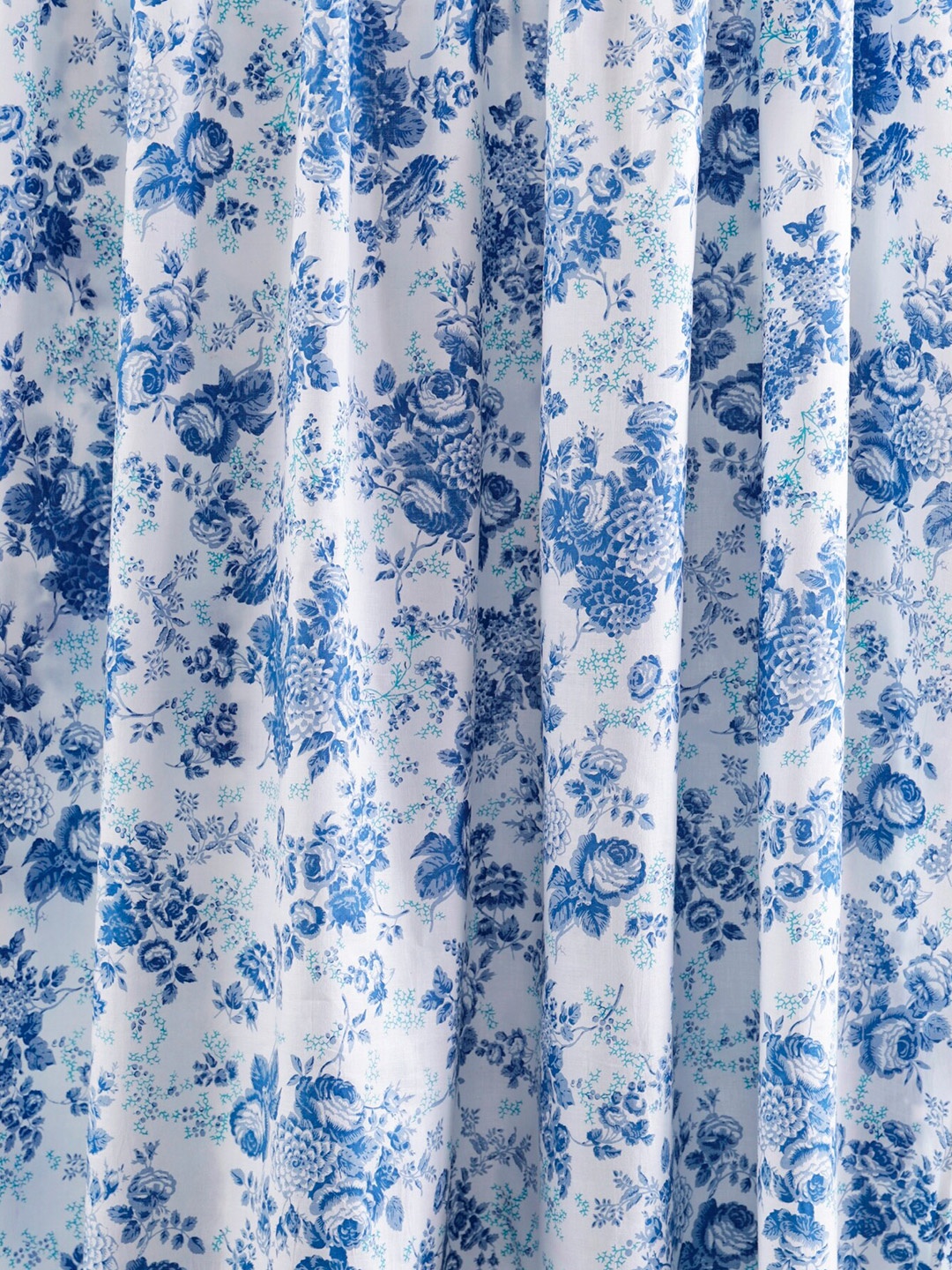 

HANDICRAFT PALACE Women Printed Pure Cotton Unstitched Shirt Fabric, Blue