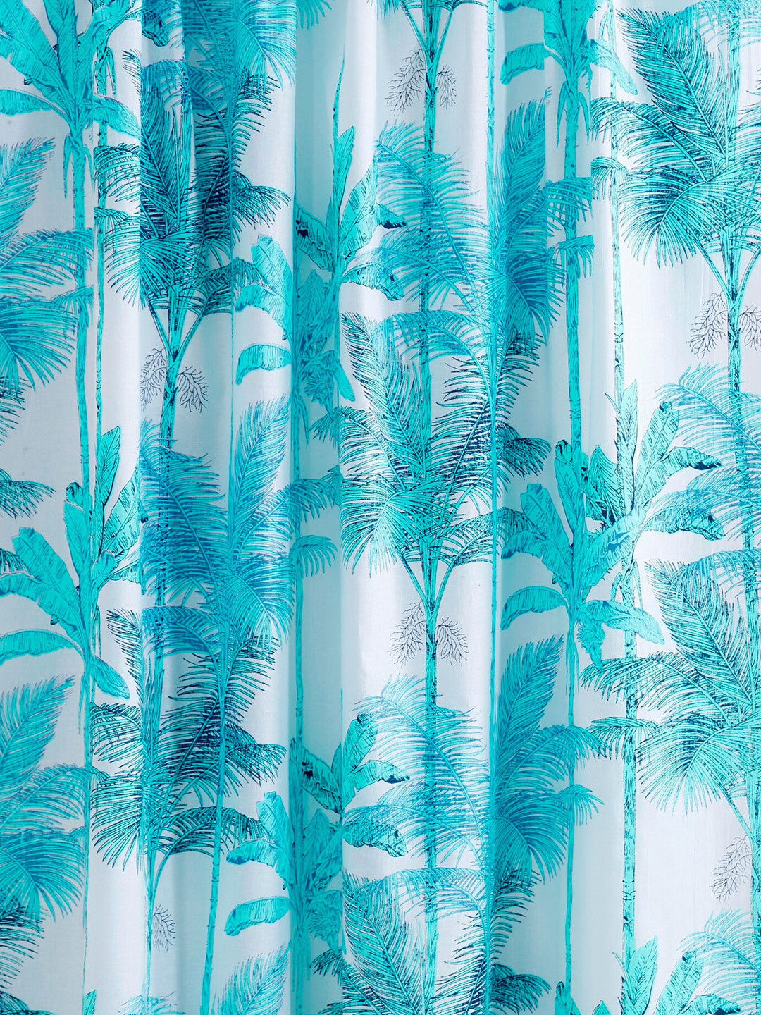 

HANDICRAFT PALACE Women Printed Cotton Shirt Clothing Fabric, Turquoise blue