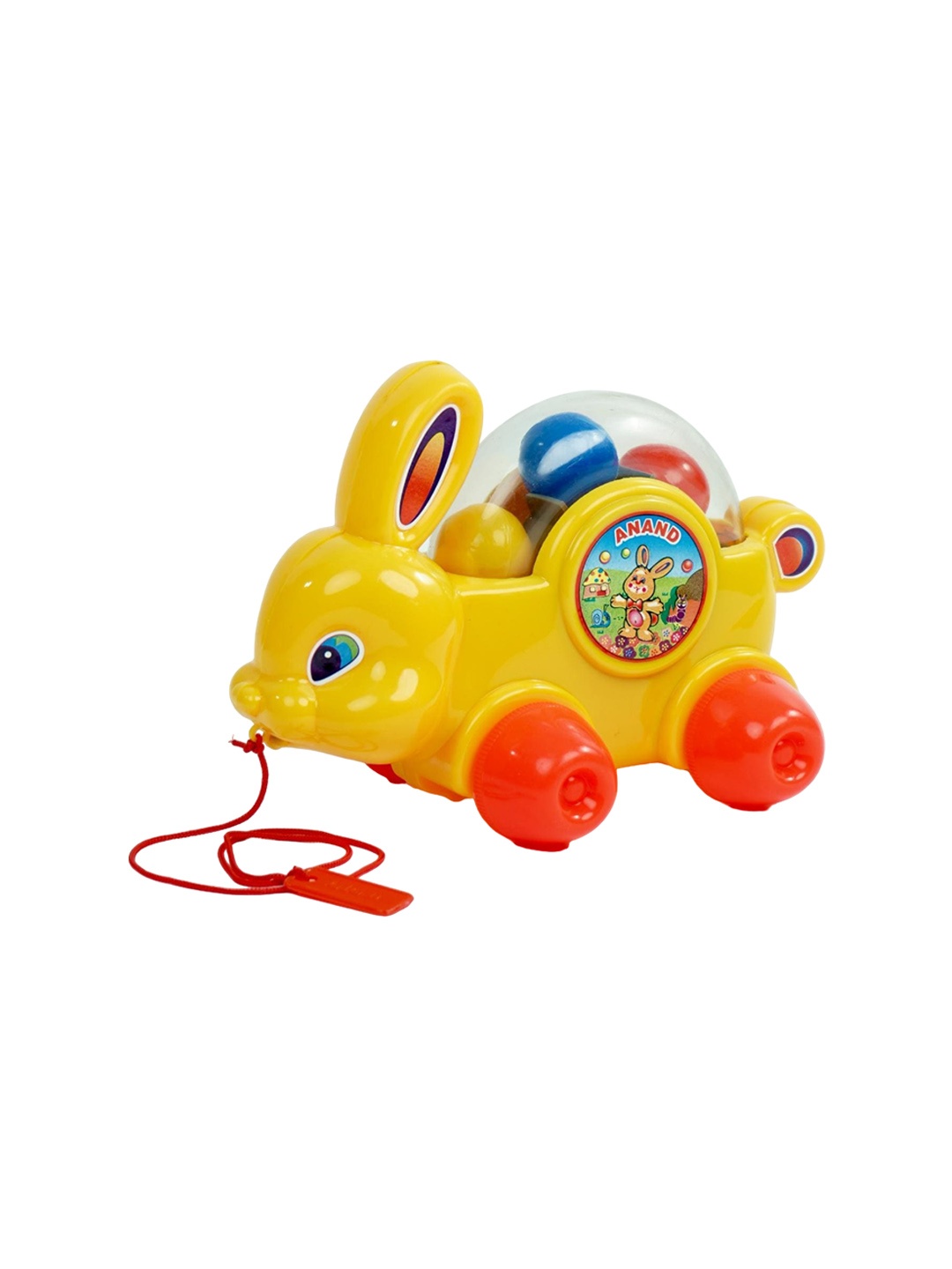 

UA Toys Baby Bunny Pull Along Toy, Green