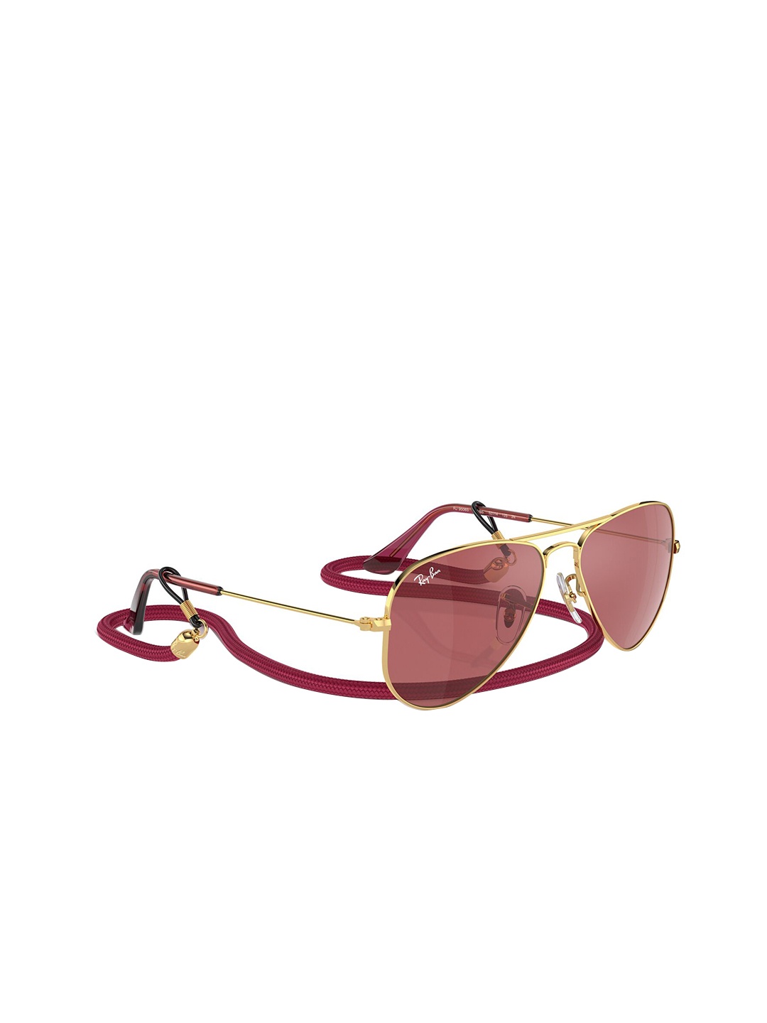 

Ray-Ban Kids Unisex UV Protected Red Lens Pilot Sunglasses - 0RJ9506S223/B552