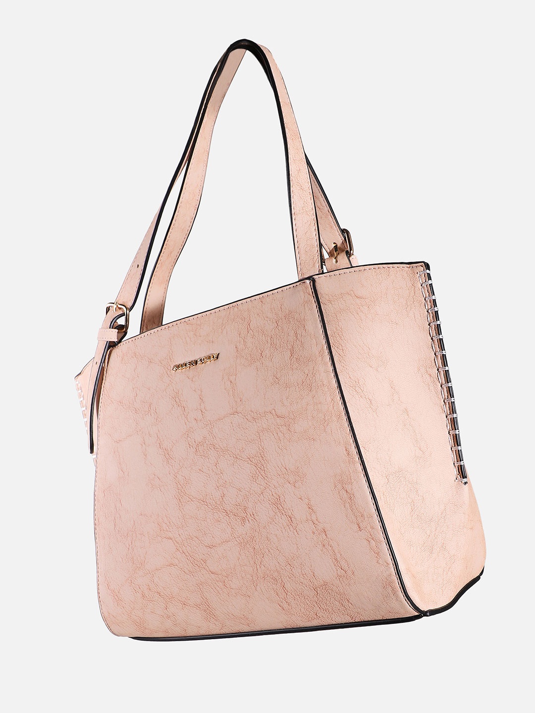 

Allen Solly Woman Structured Shoulder Bag, Peach