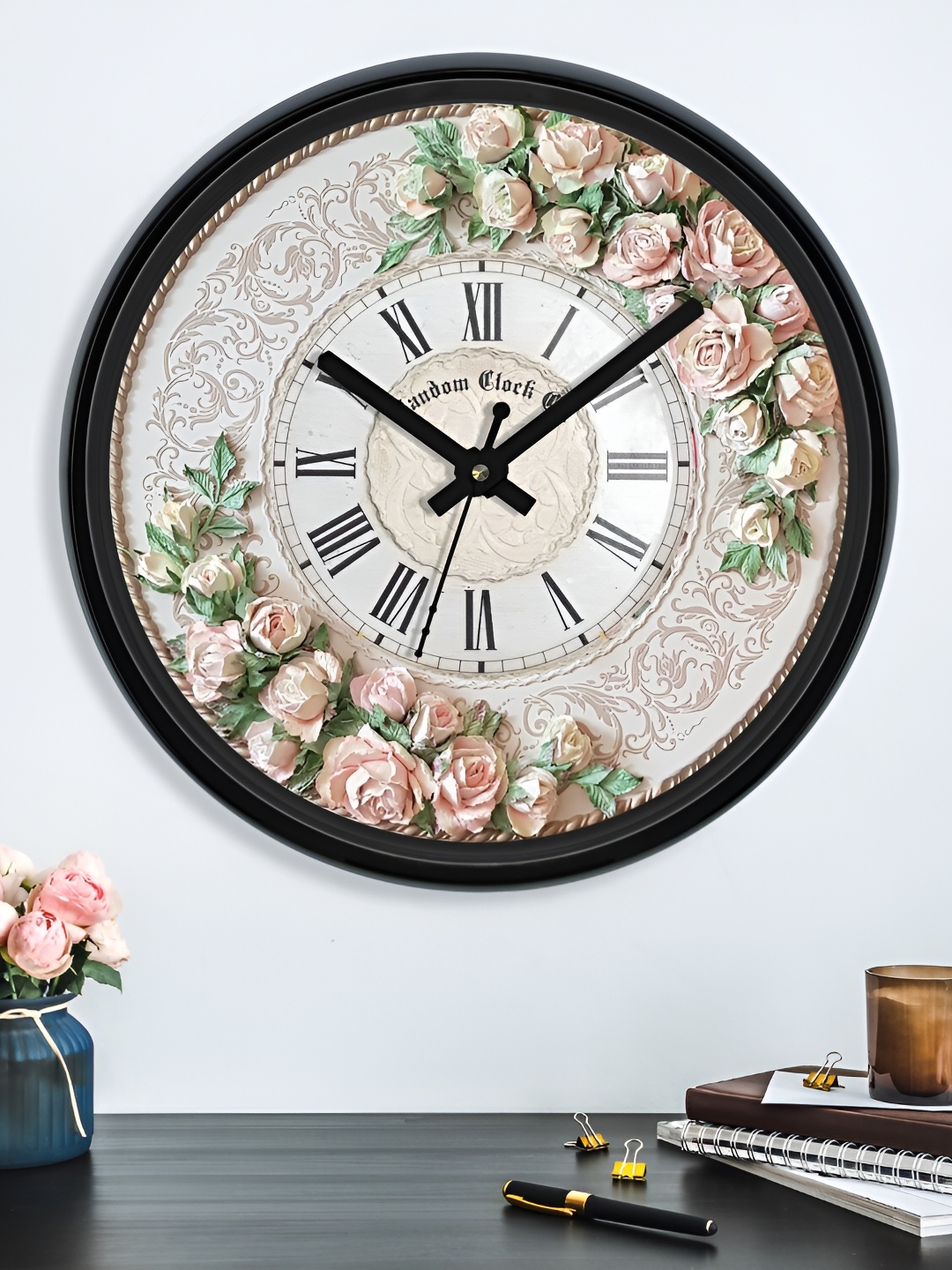 

RANDOM White & Black Printed Analogue Contemporary Wall Clock