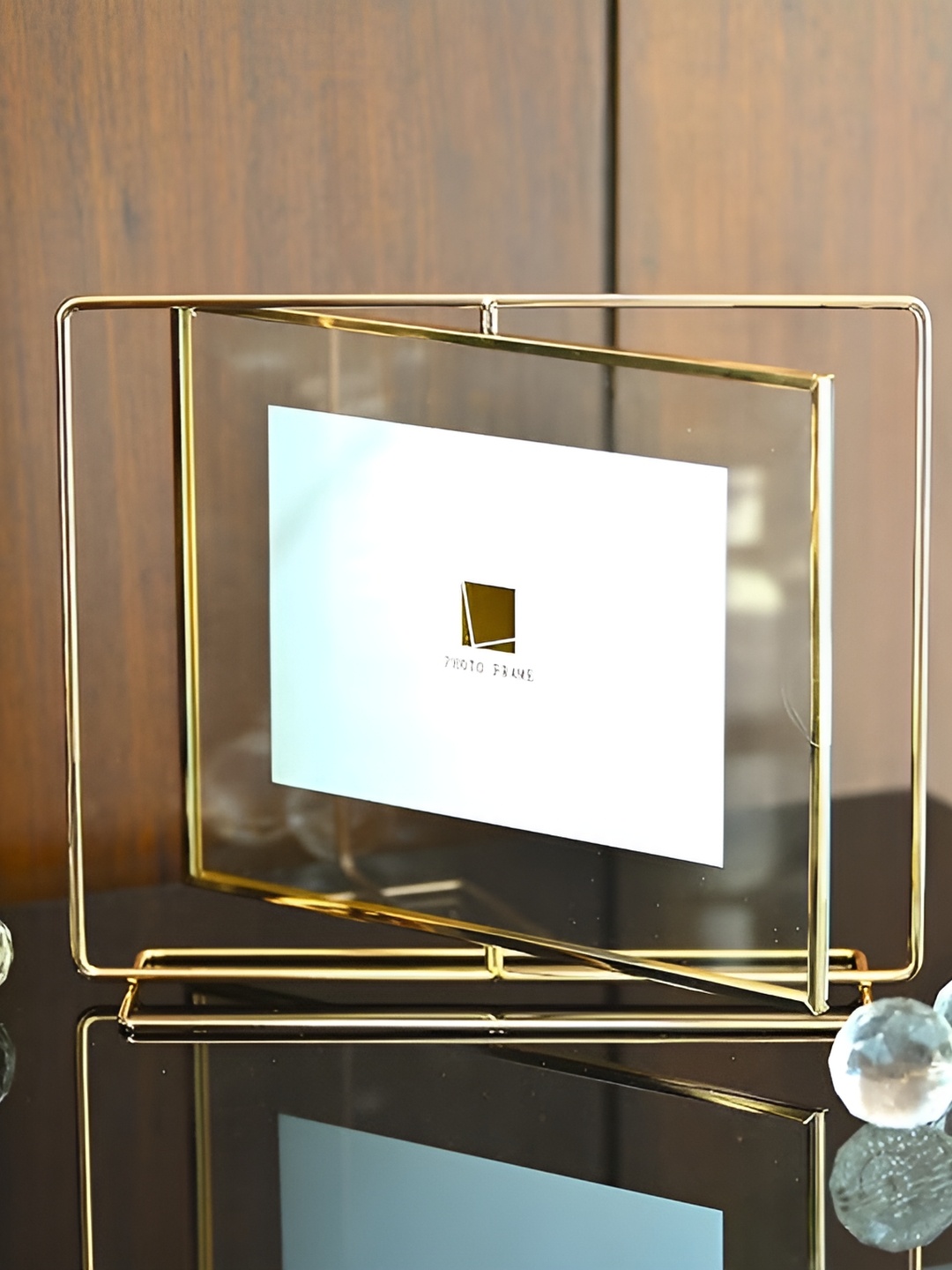 Samara Home Gold-Toned Metal Photo Frame
