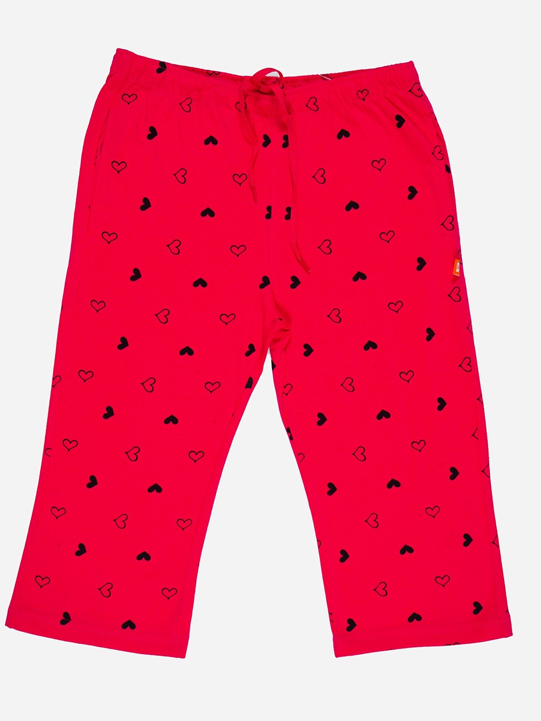 

Bodycare Girls Printed Mid-Rise Cotton Capris, Pink
