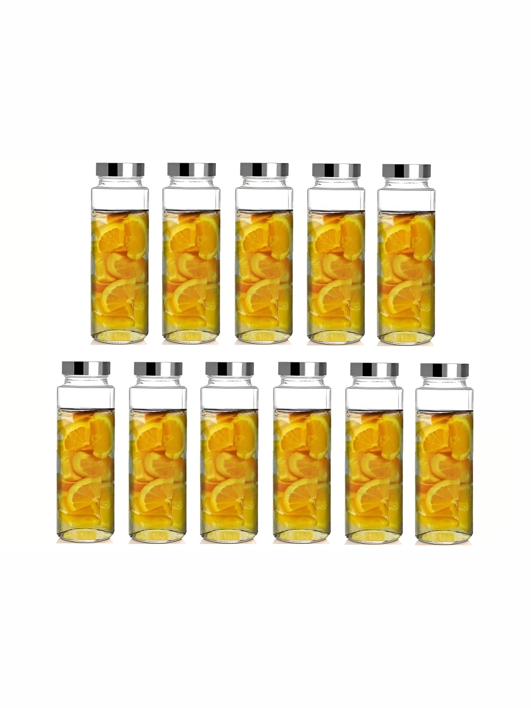

1ST TIME Transparent 11-Pcs Glass Water Bottles