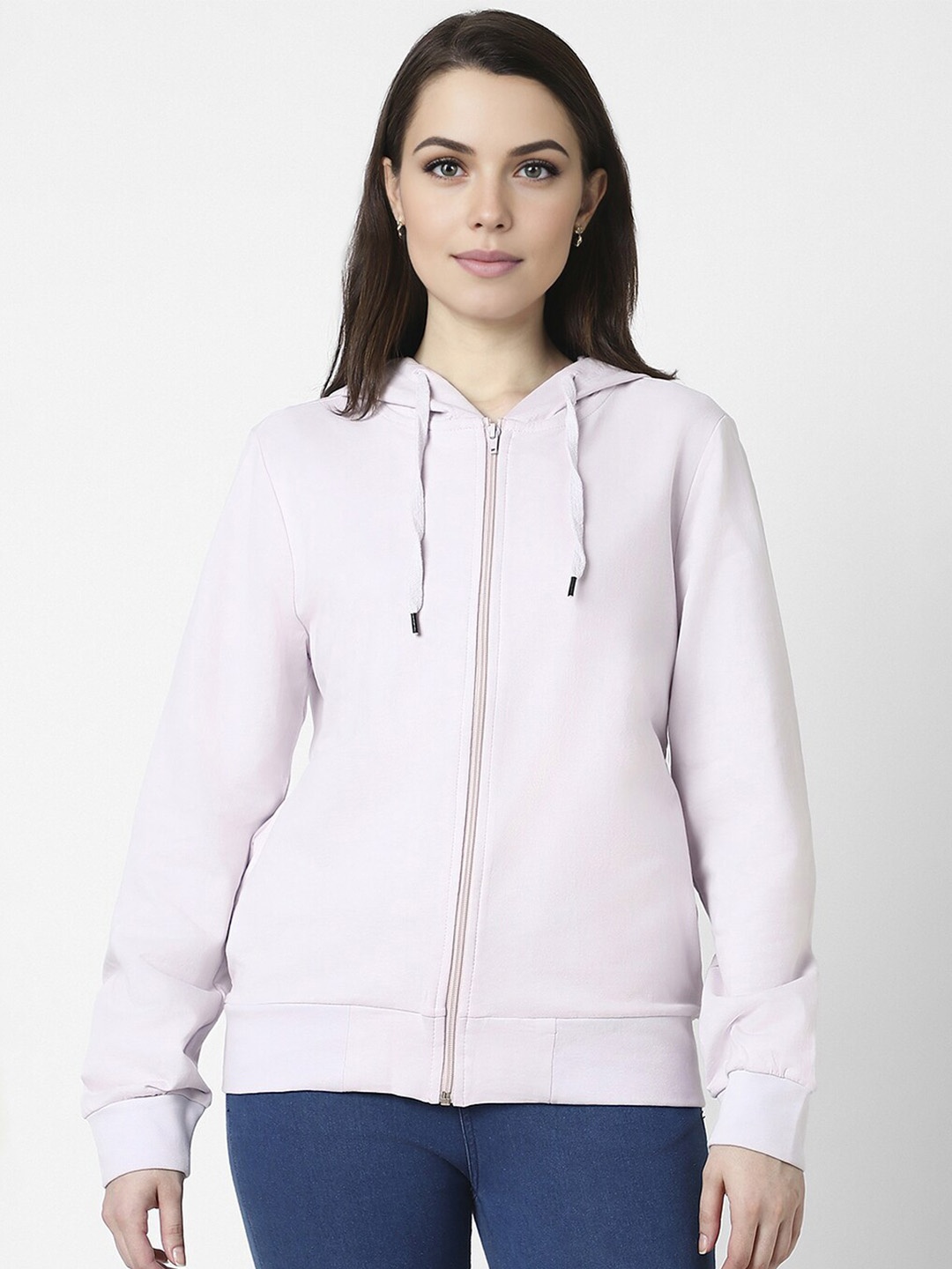 

Van Heusen Woman Hooded Long Sleeves Sweatshirt, Lavender