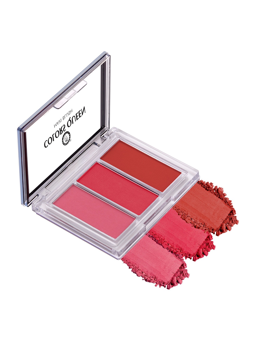 

Colors Queen Maxi Blush 3 Shade Long Lasting Matte Blusher Palette - Shade 04, Pink