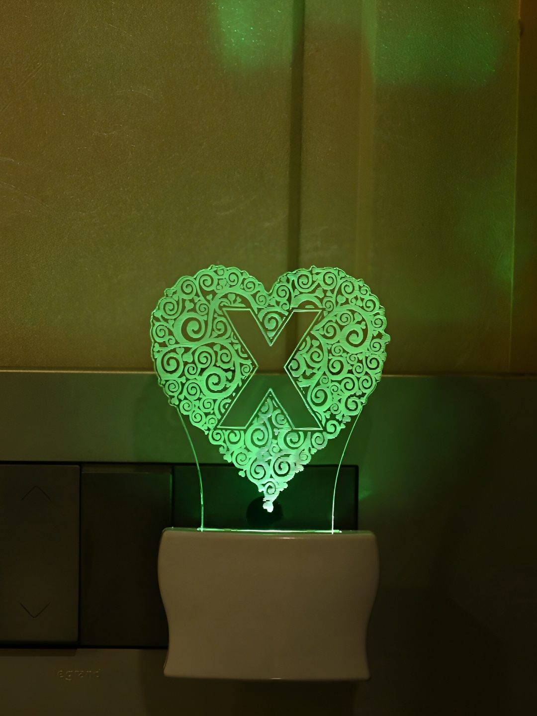 

1ST TIME White Printed Acrylic Contemporary Wall Lamp