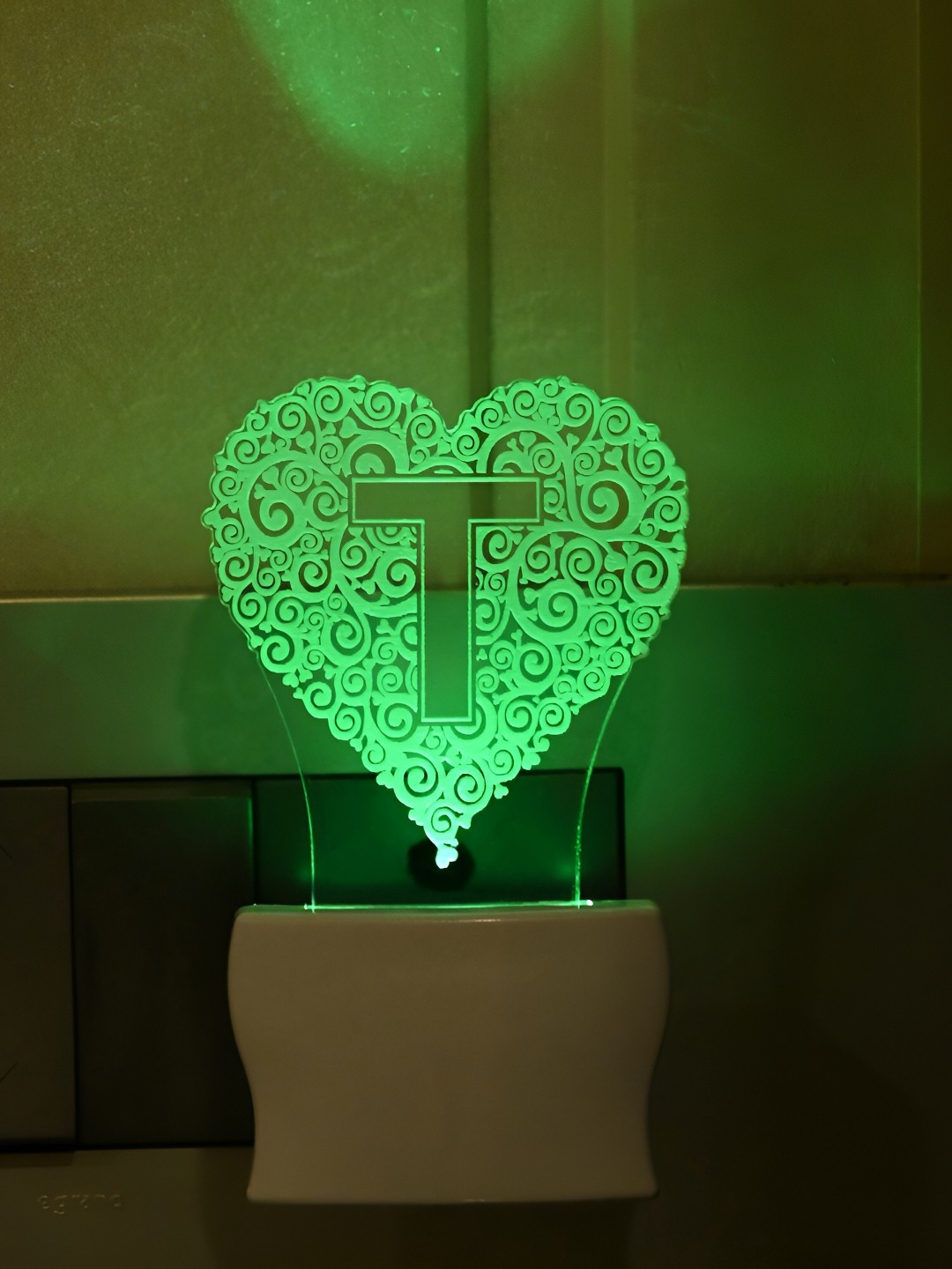 

1ST TIME White Textured Self Assembly Abstract Shaped Wall Led Night Lamps