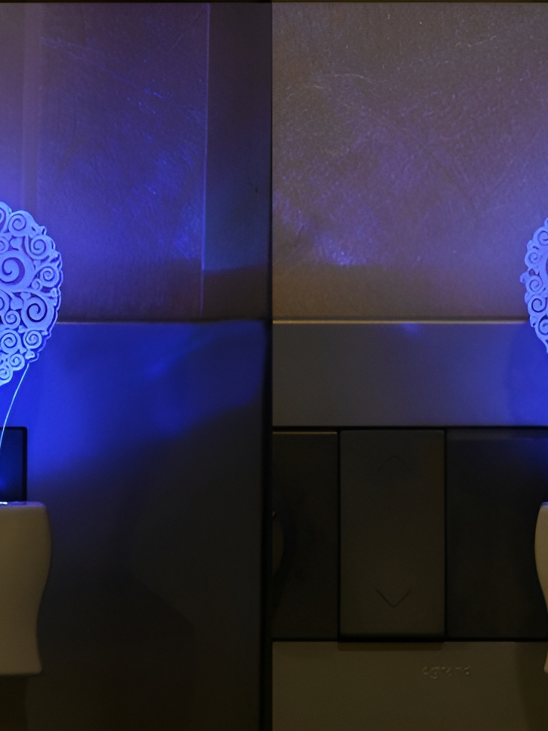 

1ST TIME White Textured Acrylic Traditional Abstract Shaped Wall Lamp