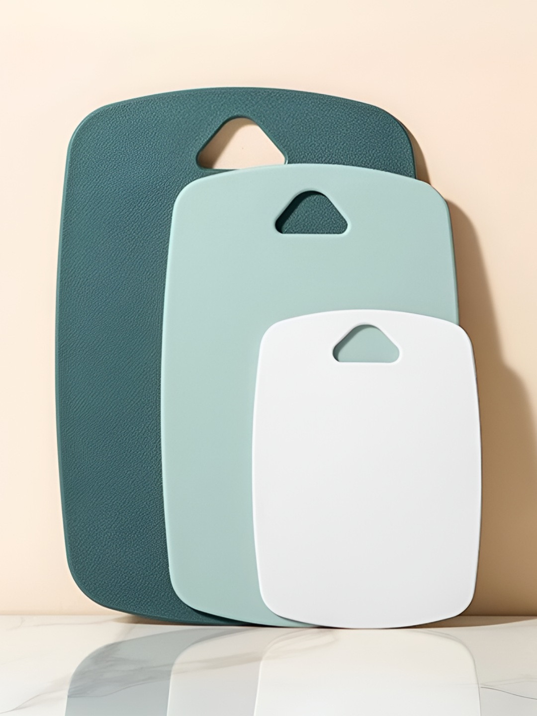 

UniKart Green 3 Pcs Non-Slip Chopping Boards
