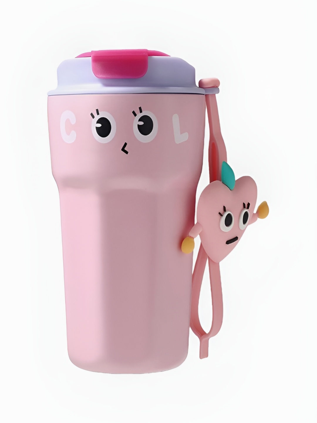 

Little Surprise Box LLP Pink & Purple Stainless Steel Single Wall Vacuum Water Bottle