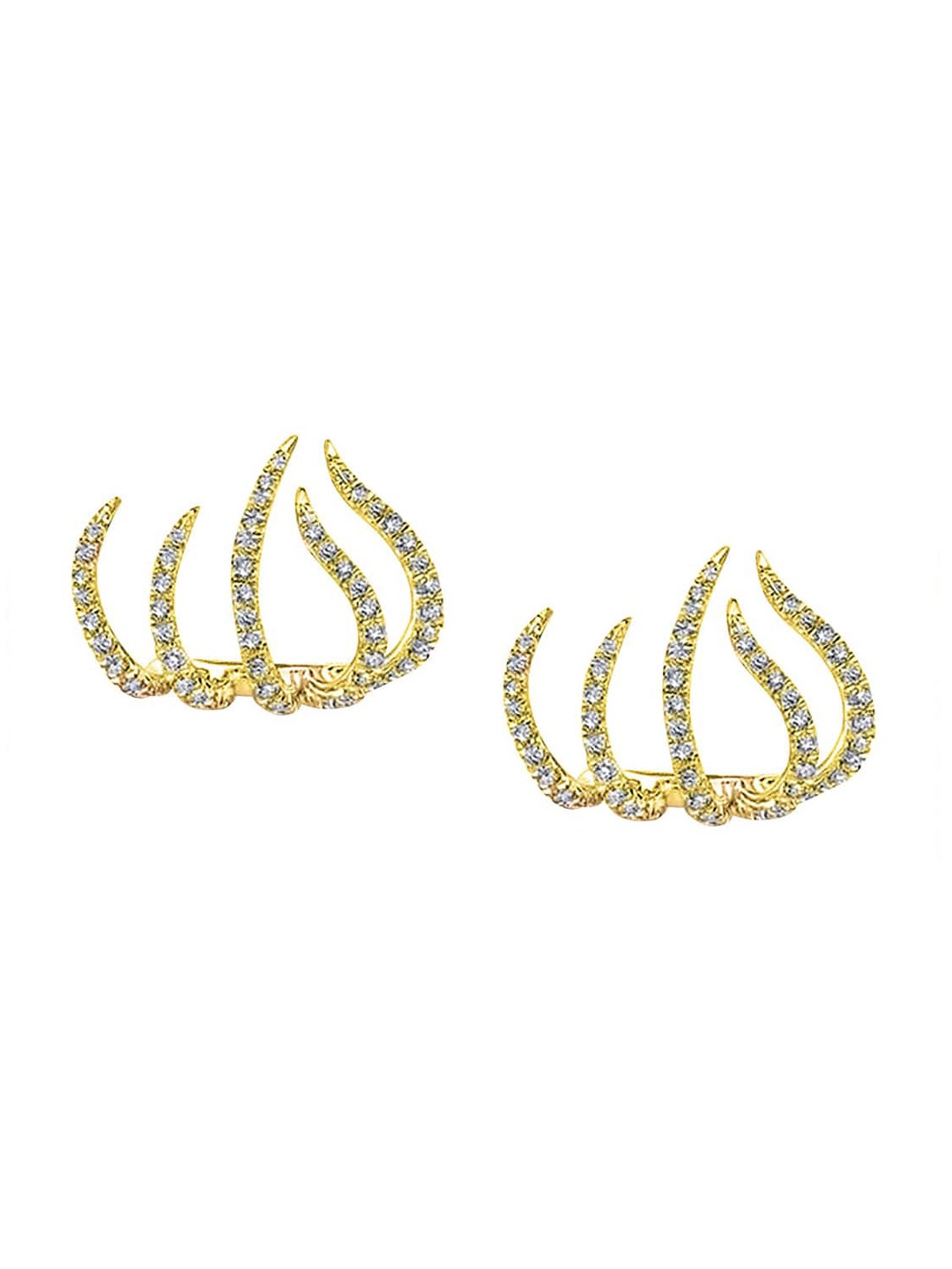 

Krelin Gold-Plated Geometric Studs Earrings