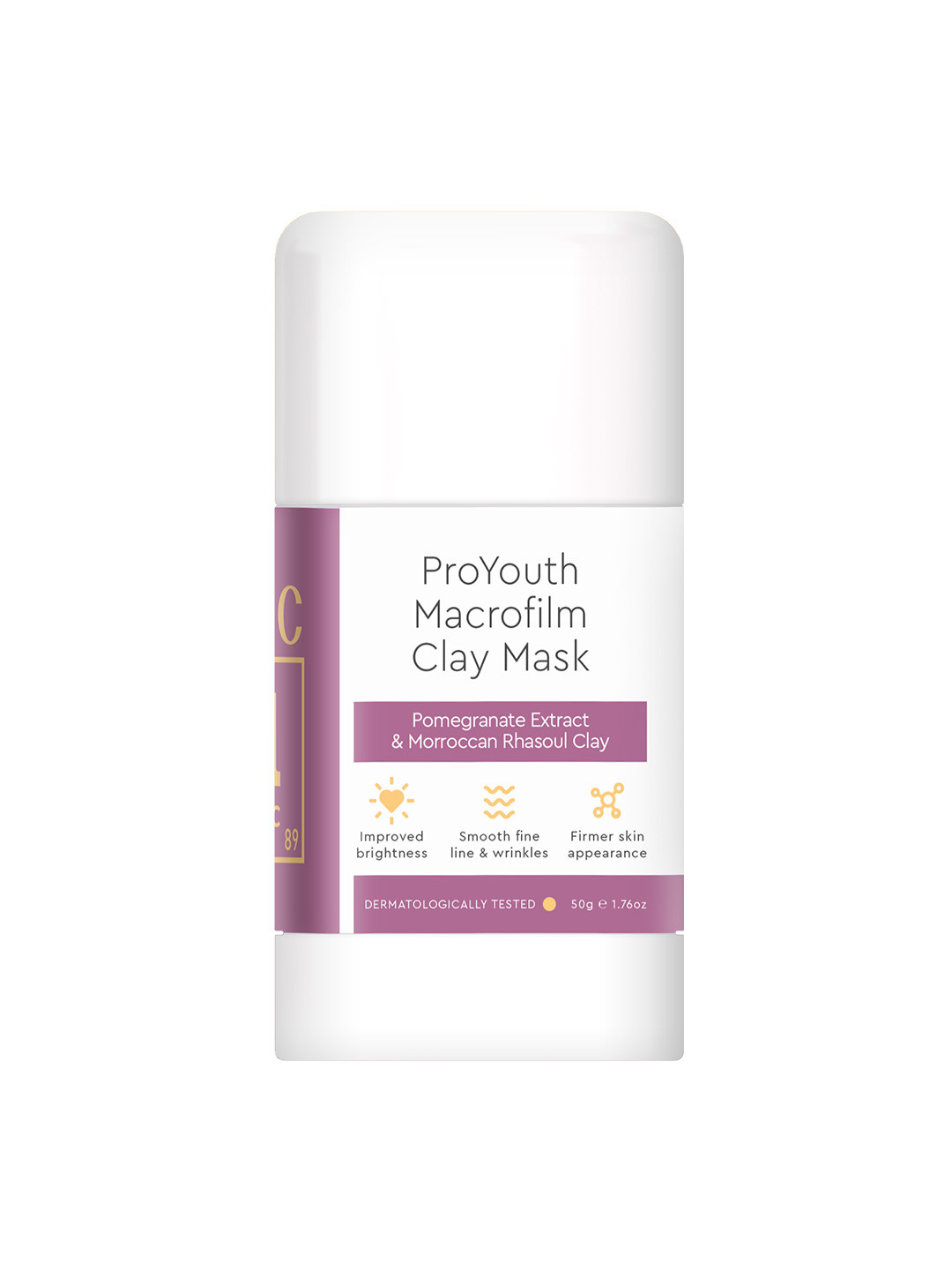 

VLCC Clinic ProYouth Macrofilm Clay Mask With Pomegranate Extract - 50g, Magenta