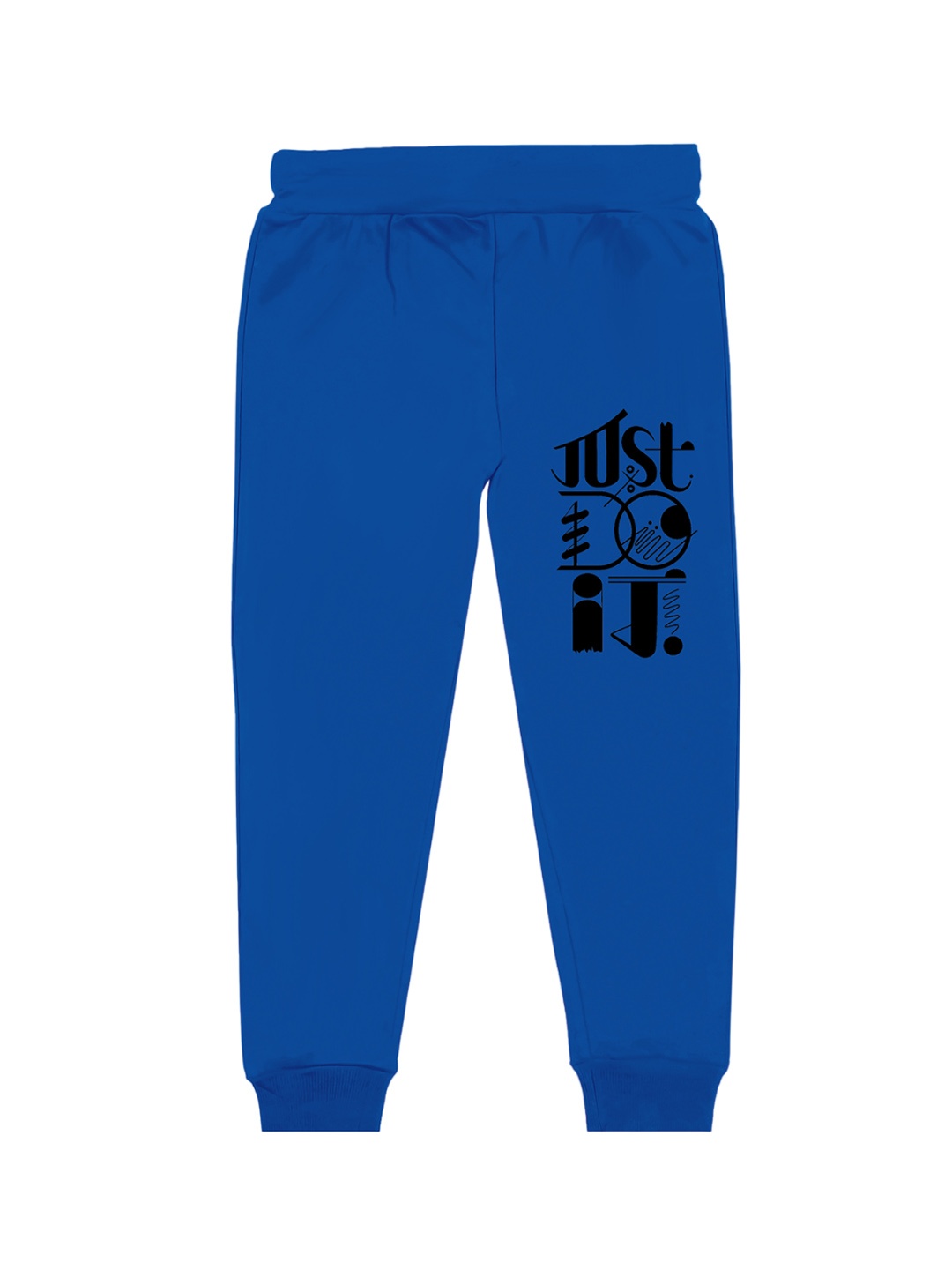 

BAESD Boys Typography Printed Cotton Joggers, Blue