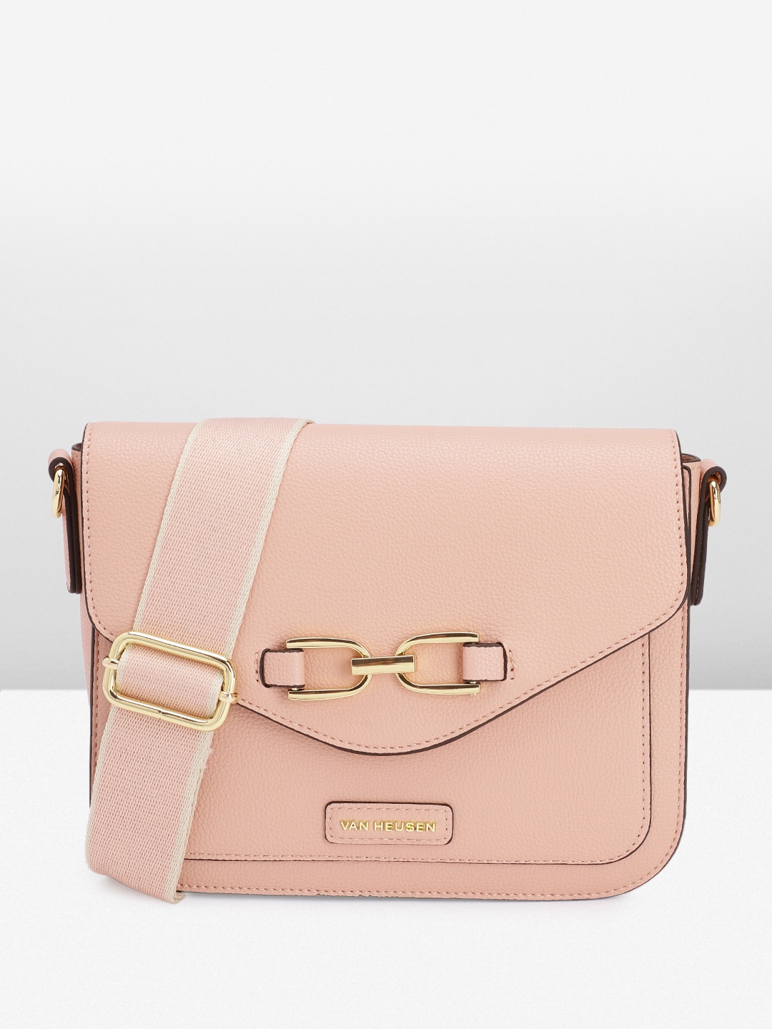

Van Heusen Structured Sling Bag, Pink