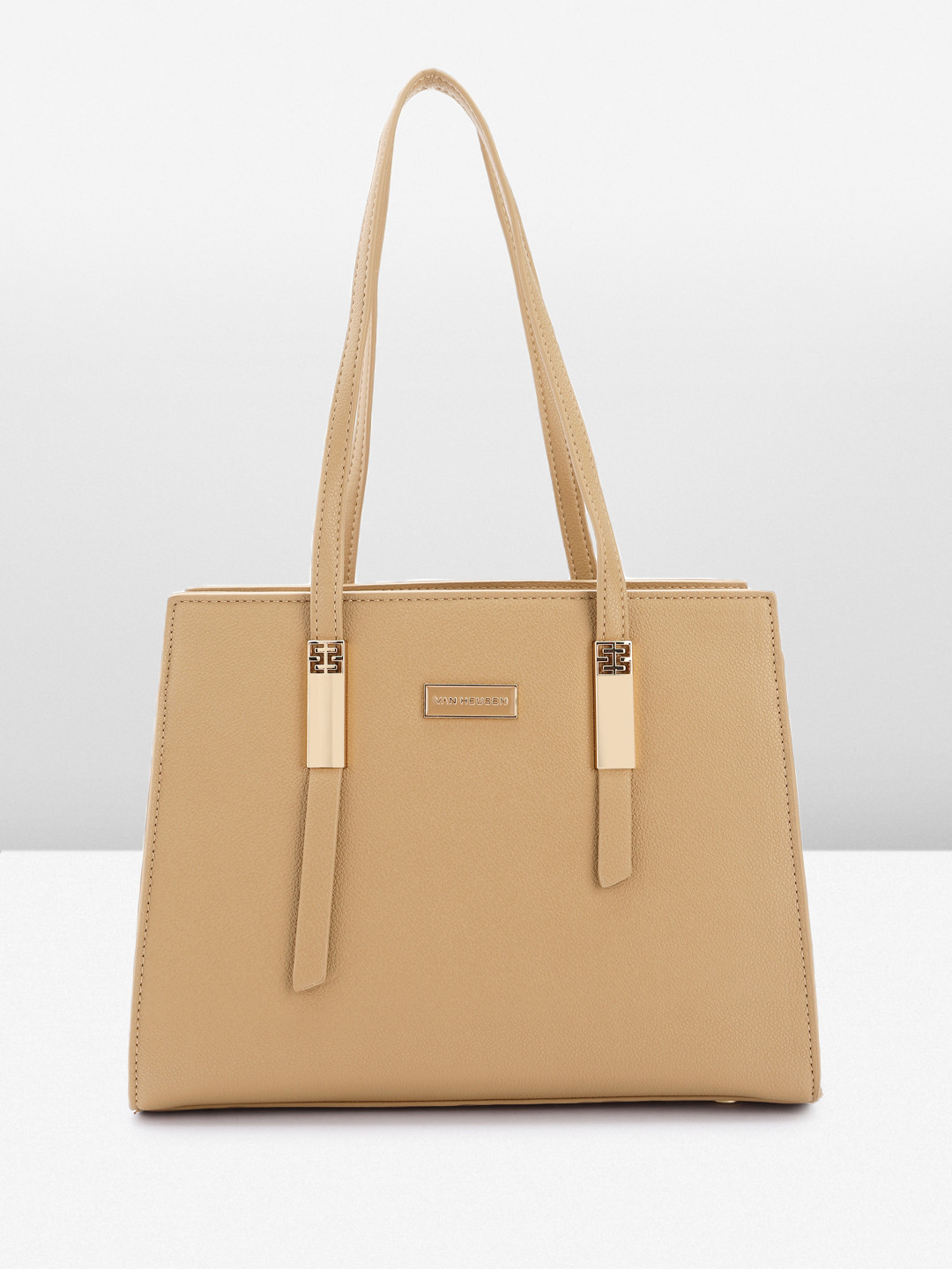 

Van Heusen Structured Handheld Bag, Brown
