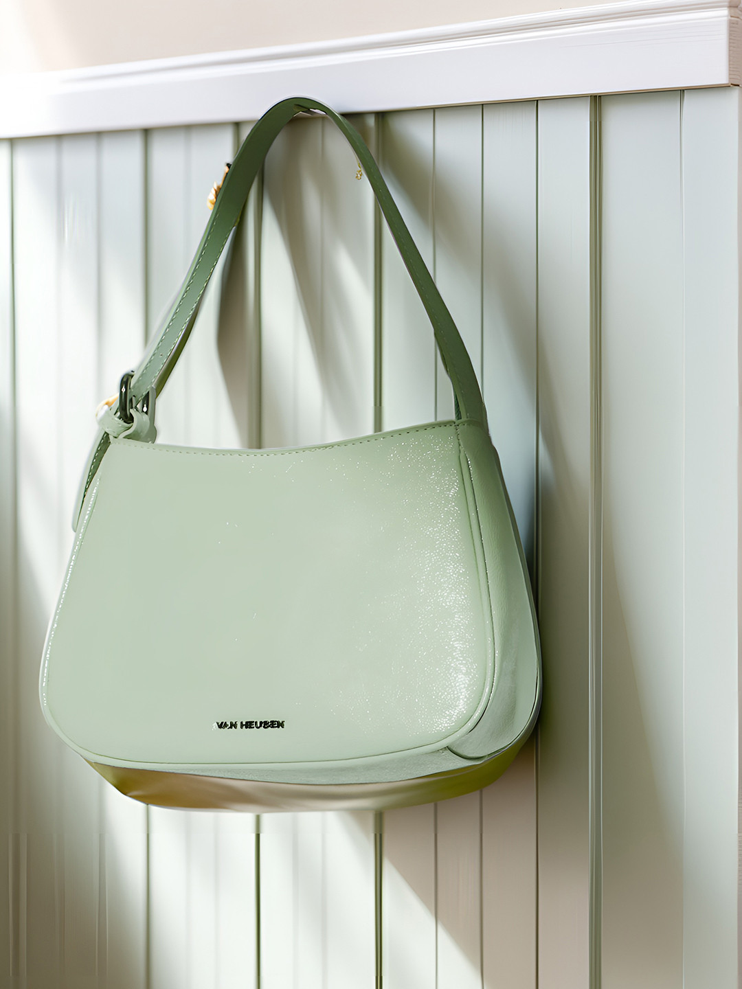 

Van Heusen Structured Shoulder Bag, Green
