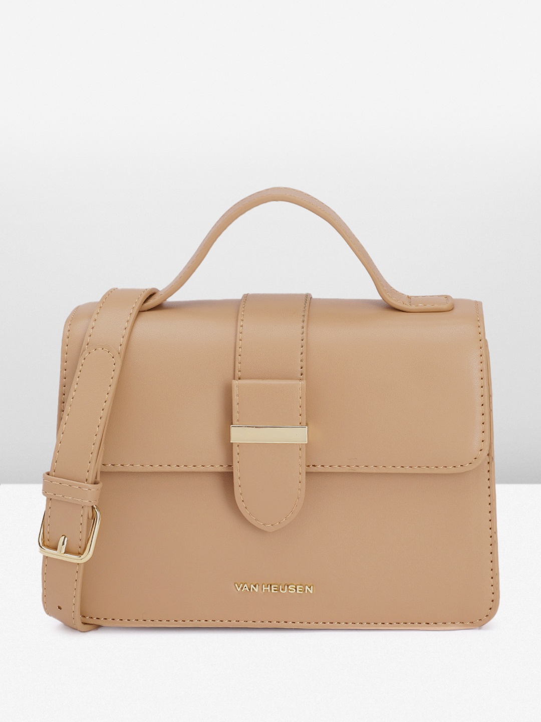 

Van Heusen Structured Satchel, Beige