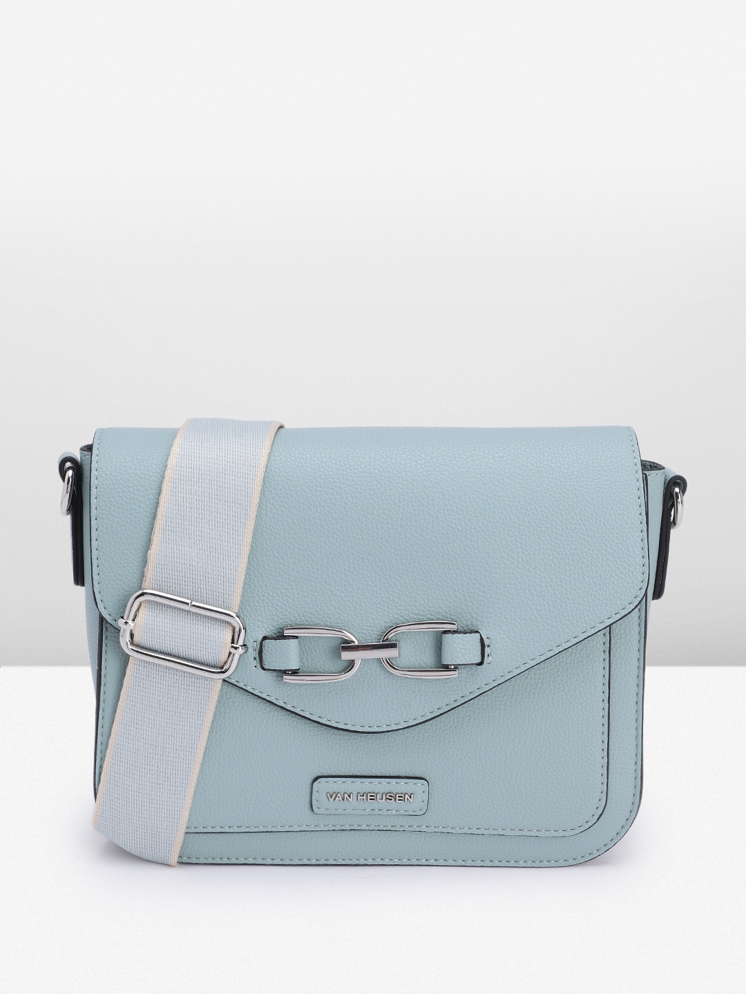 

Van Heusen Textured Sling Bag, Blue