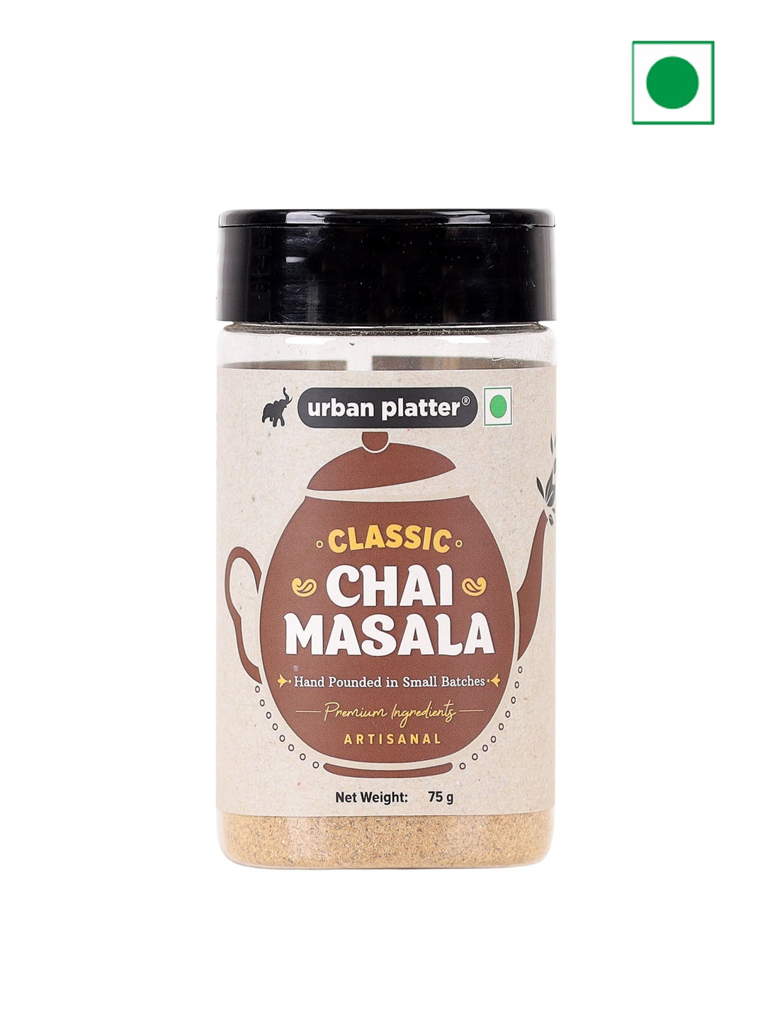 

URBAN PLATTER Classic Chai Masala- 75g, Brown