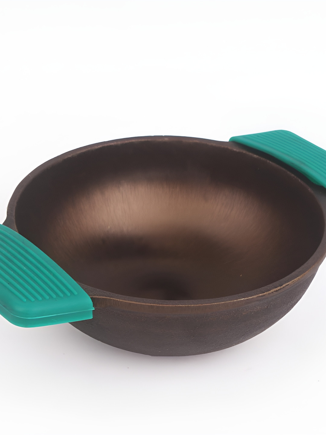 

The Indus Valley Black Cast Iron Dishwasher Safe Kadhai And Wok