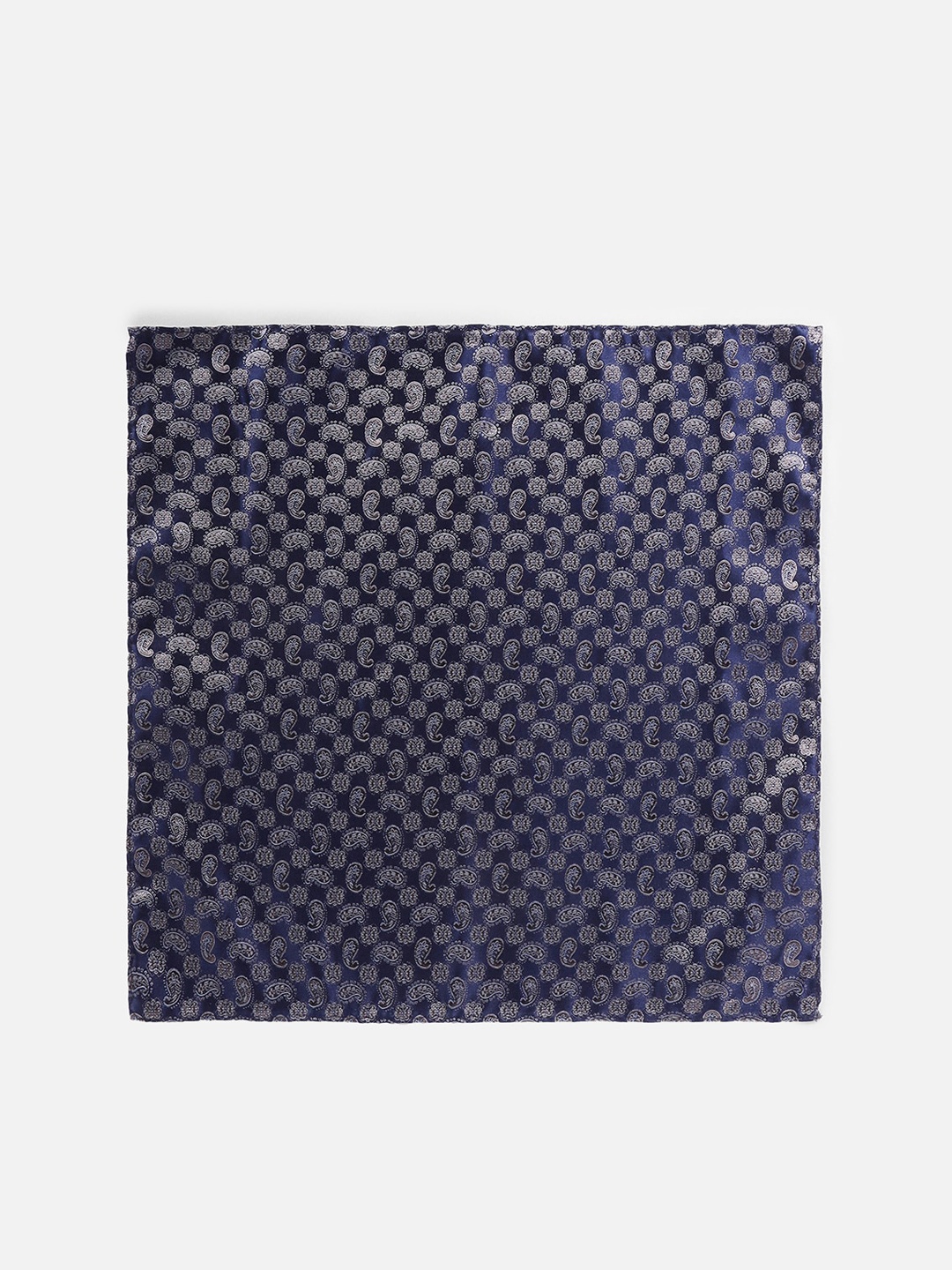 

Peter England Printed Pocket Formal Square, Navy blue