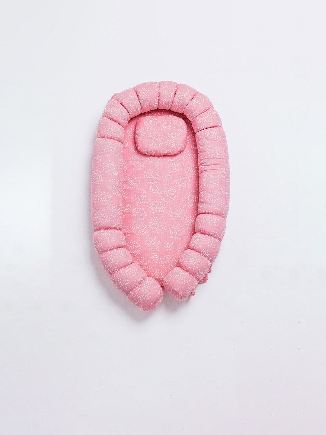 

TIDY SLEEP Infants Pink Printed Baby Bed Set