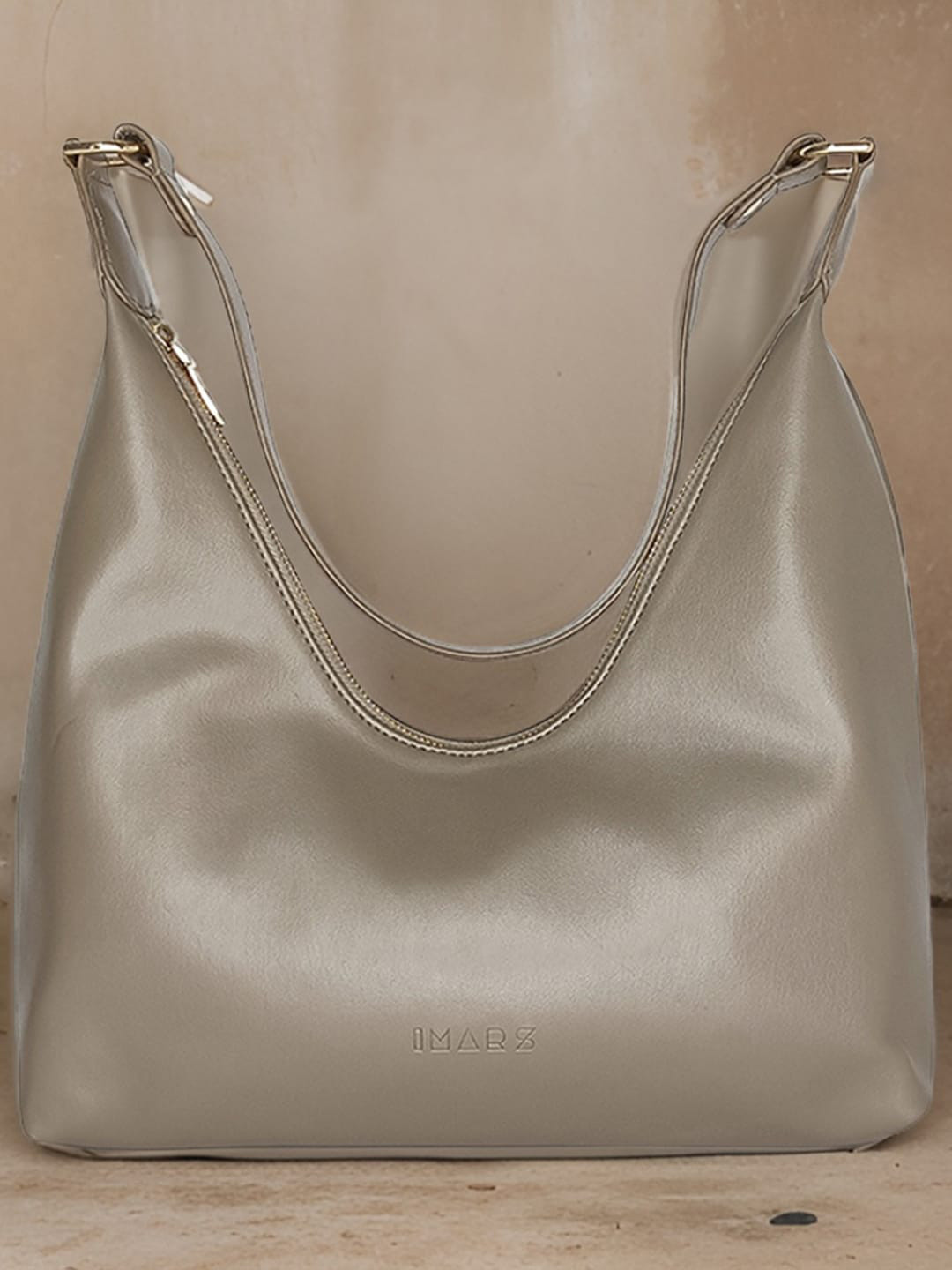 

IMARS Structured Shoulder Bag, Brown