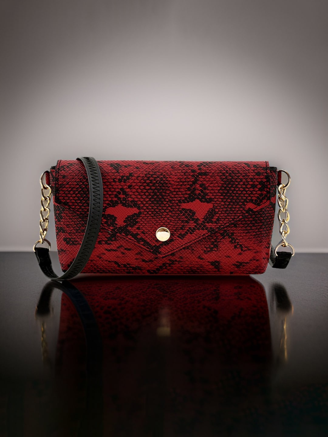 

IMARS Animal Textured Structured Sling Bag, Red