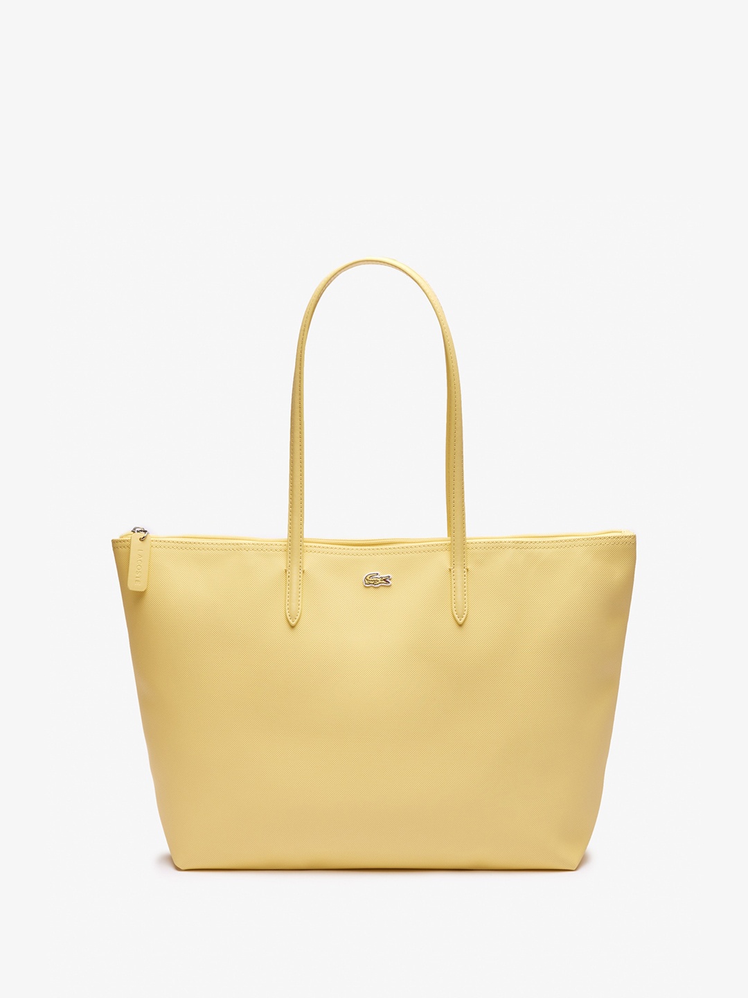 

Lacoste Textured Oversized Shopper Tote Bag, Yellow