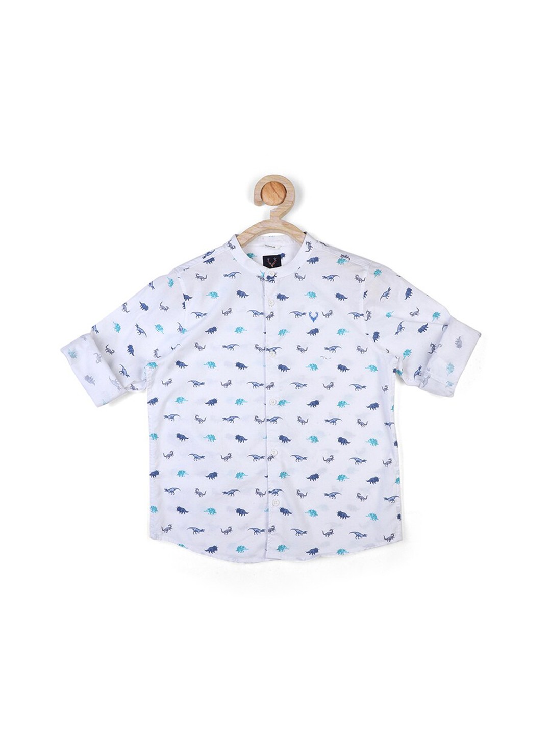

Allen Solly Junior Boys Opaque Printed Casual Shirt, White