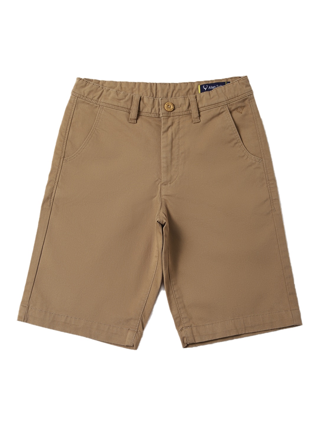 

Allen Solly Junior Boys Mid-Rise Shorts, Brown