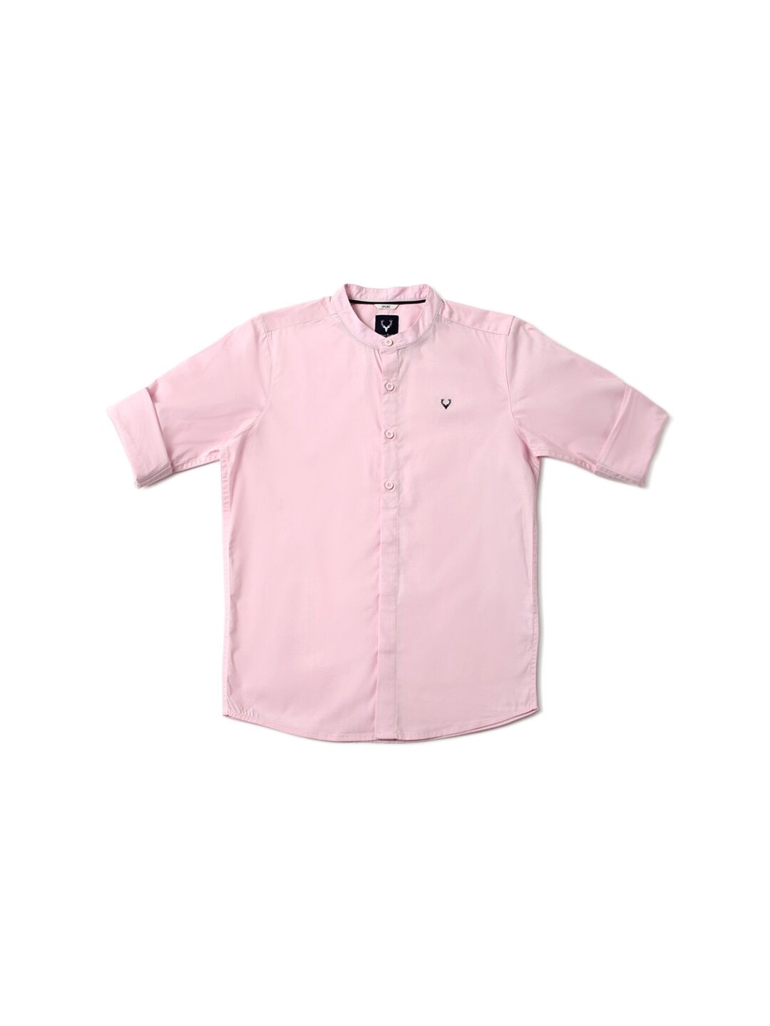 

Allen Solly Junior Boys Slim Fit Opaque Casual Shirt, Pink