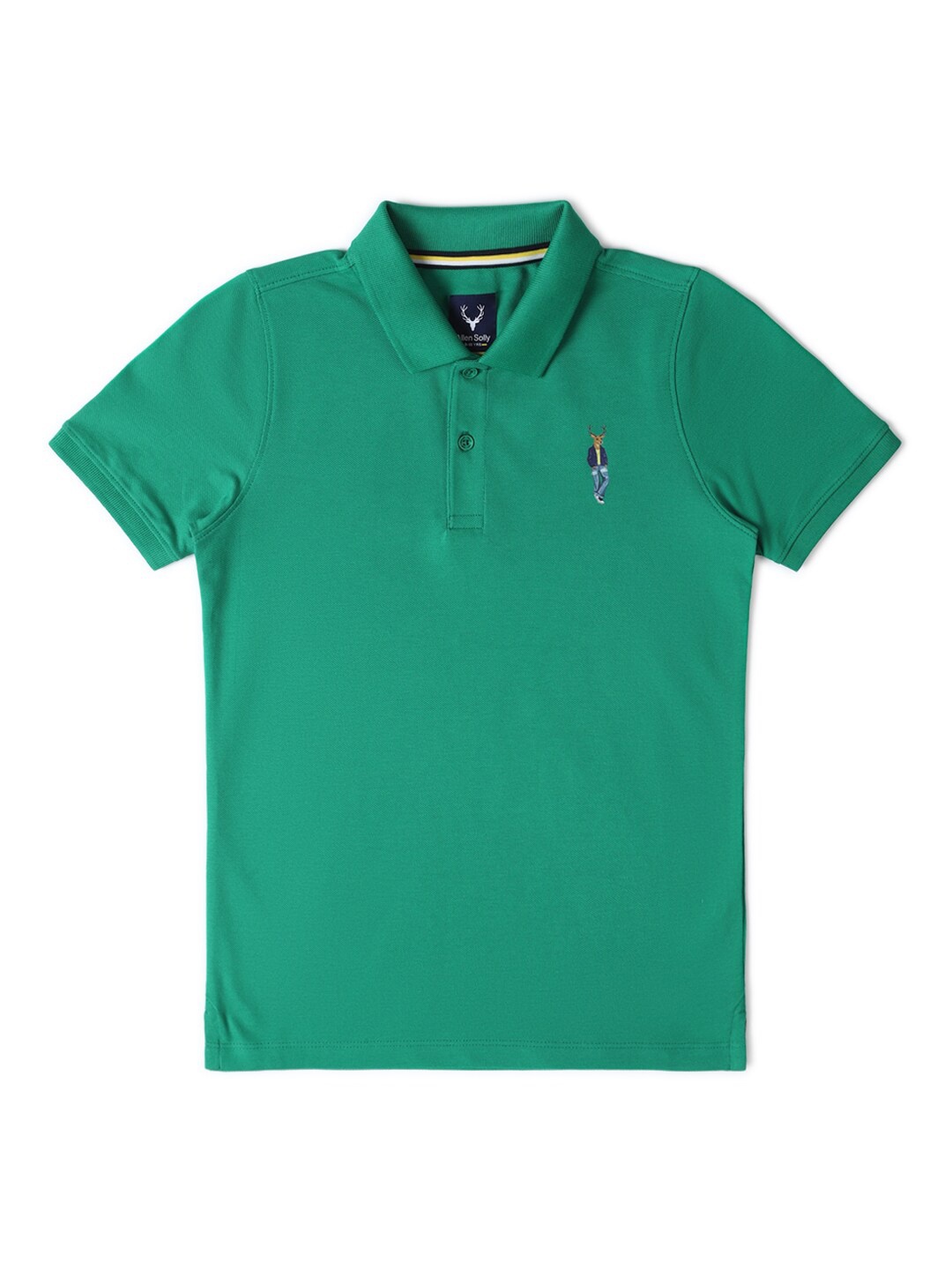 

Allen Solly Junior Boys Polo Collar T-shirt, Green