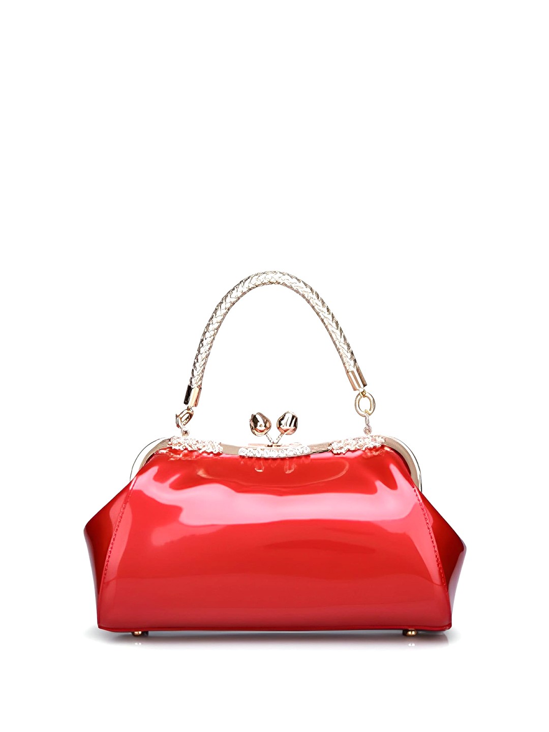 

SYGA Structured Handheld Bag, Red