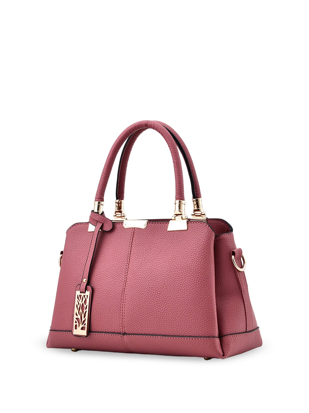 

SYGA Structured Handheld Bag, Pink
