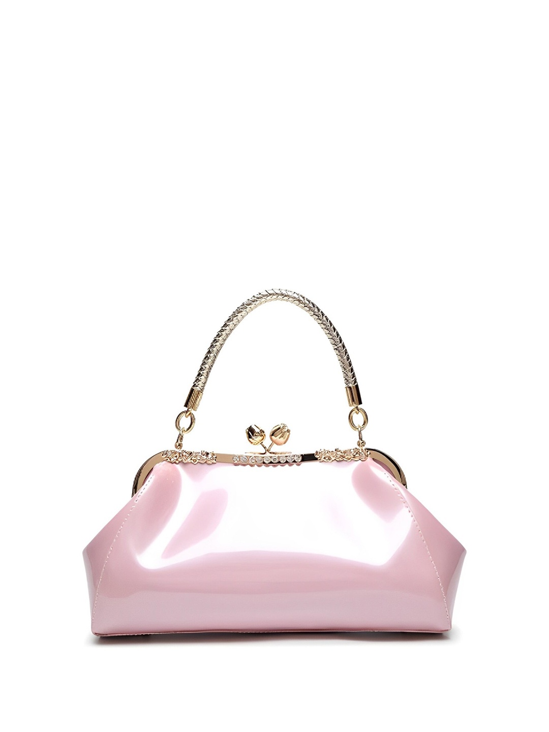 

SYGA Structured Handheld Bag, Pink